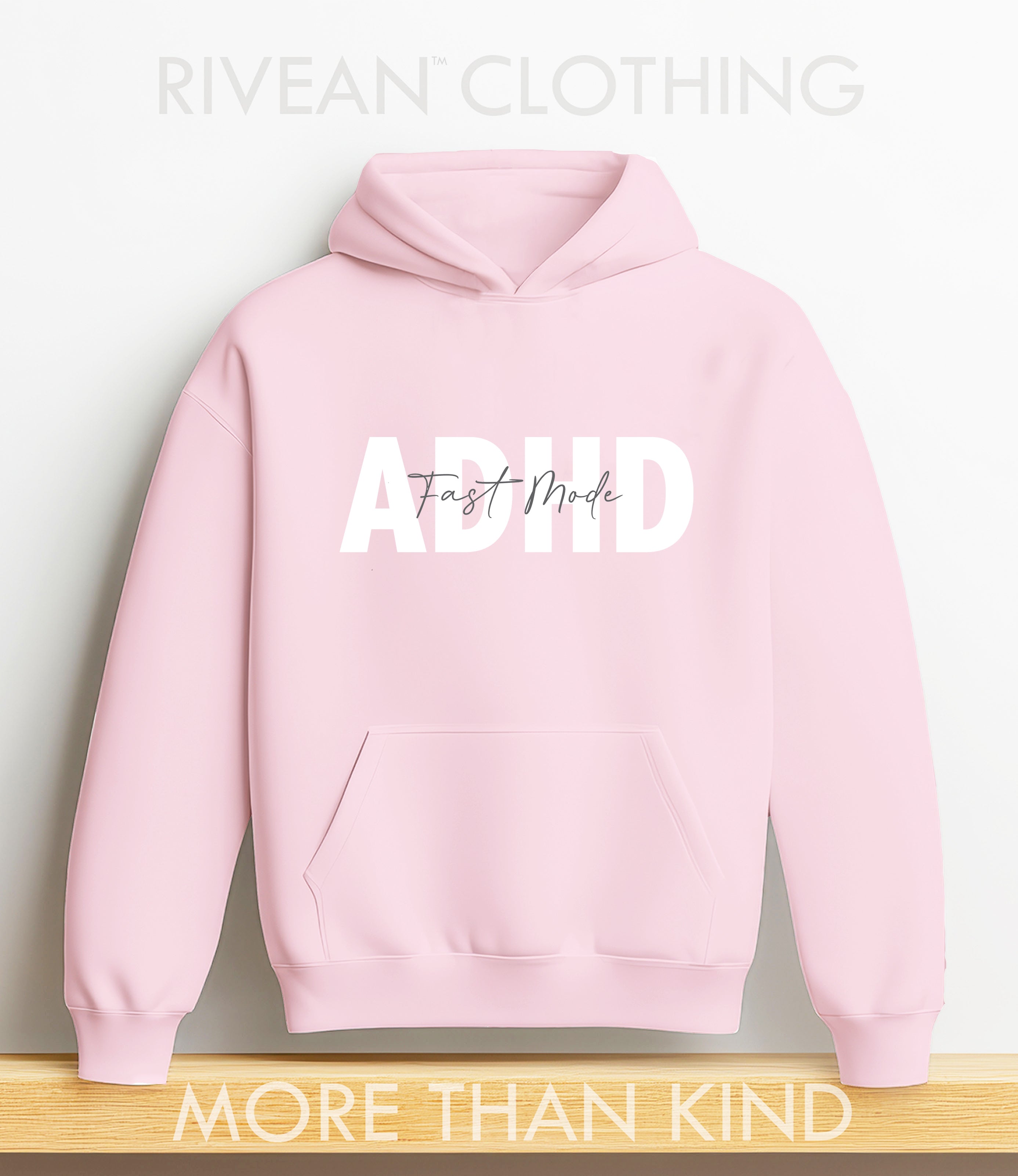 Petal Pink Hoodie ADHD - Fast Mode