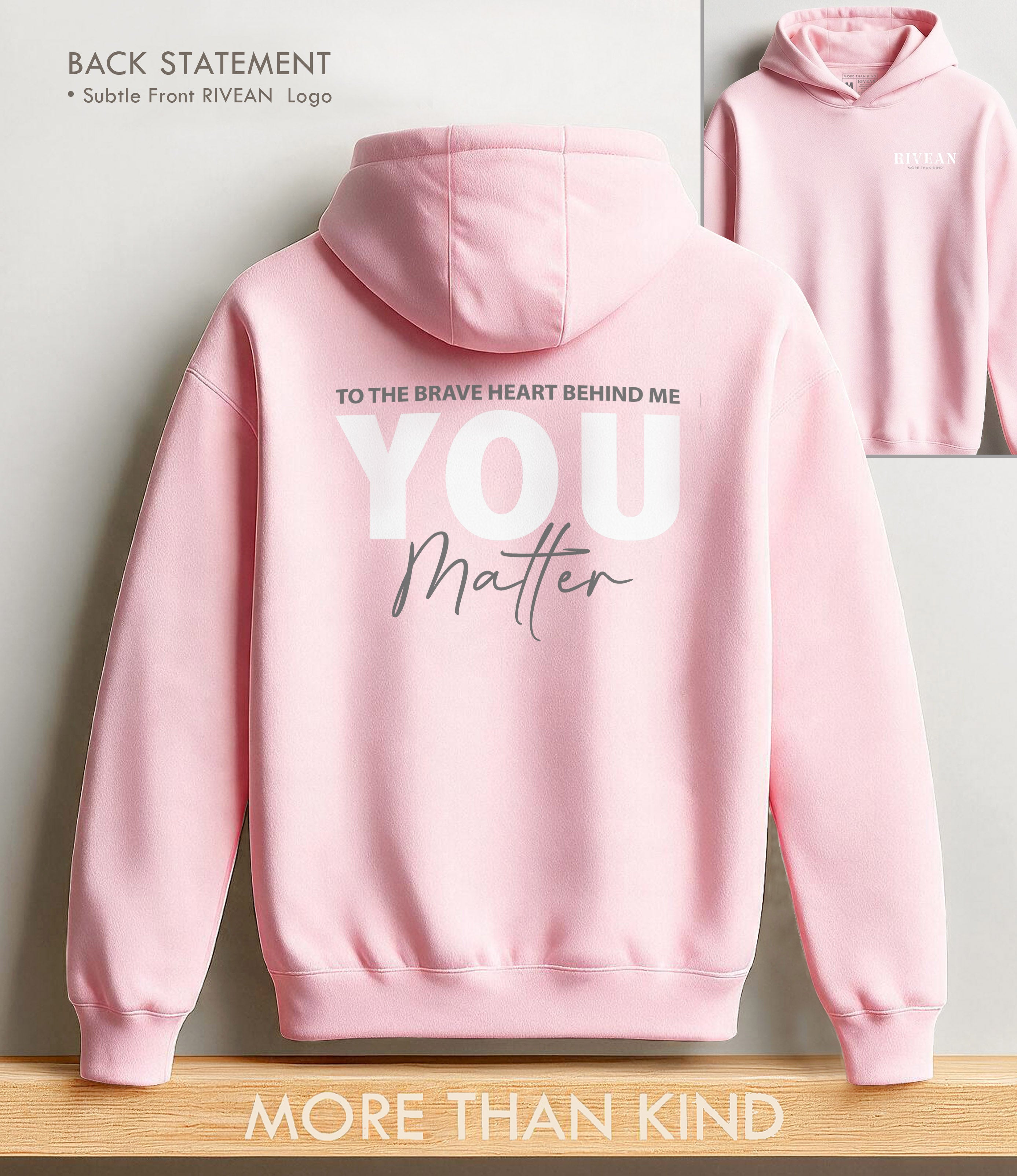Pink Petal Hoodie "YOU Matter"