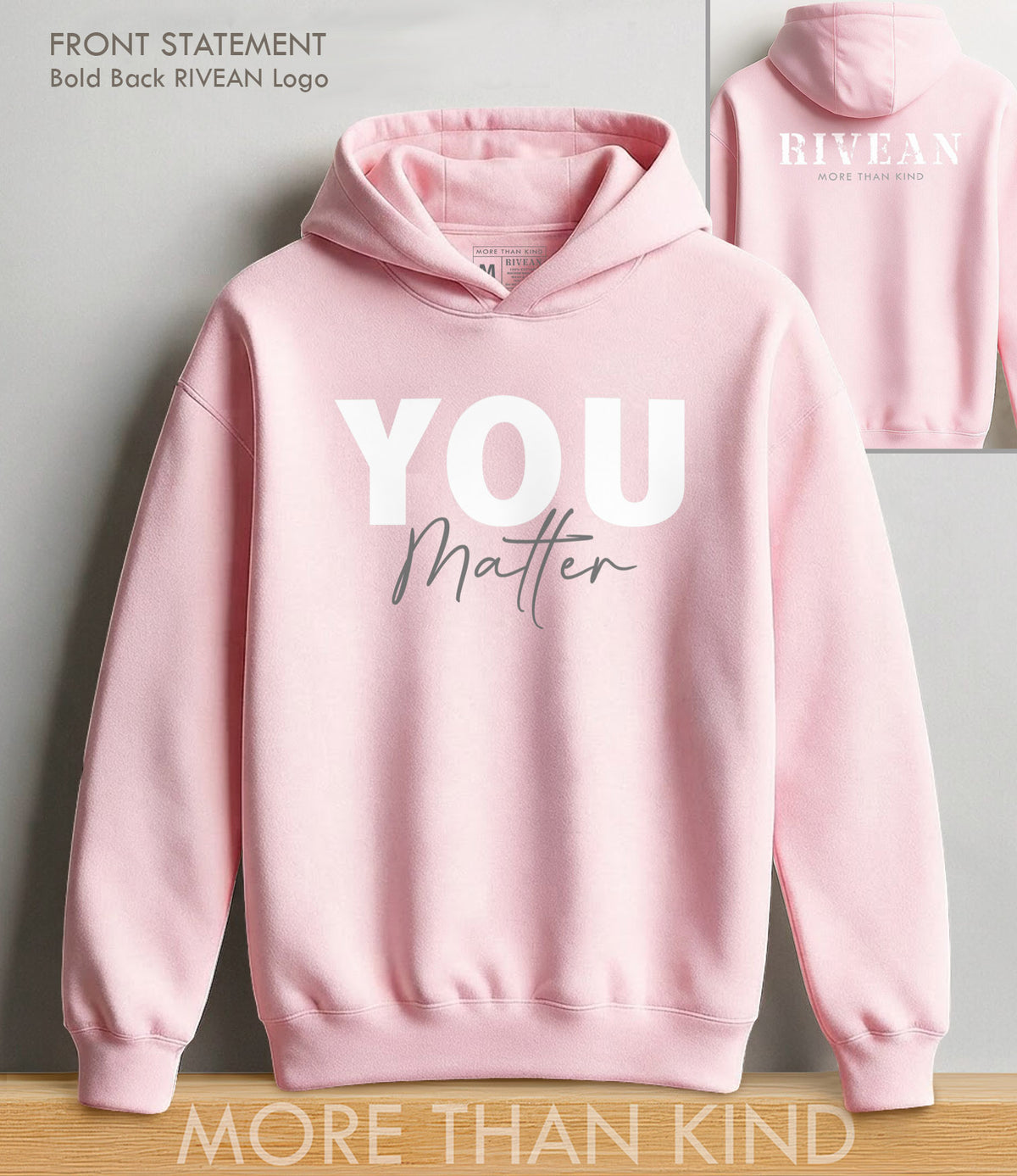 Pink Petal Hoodie "YOU Matter"