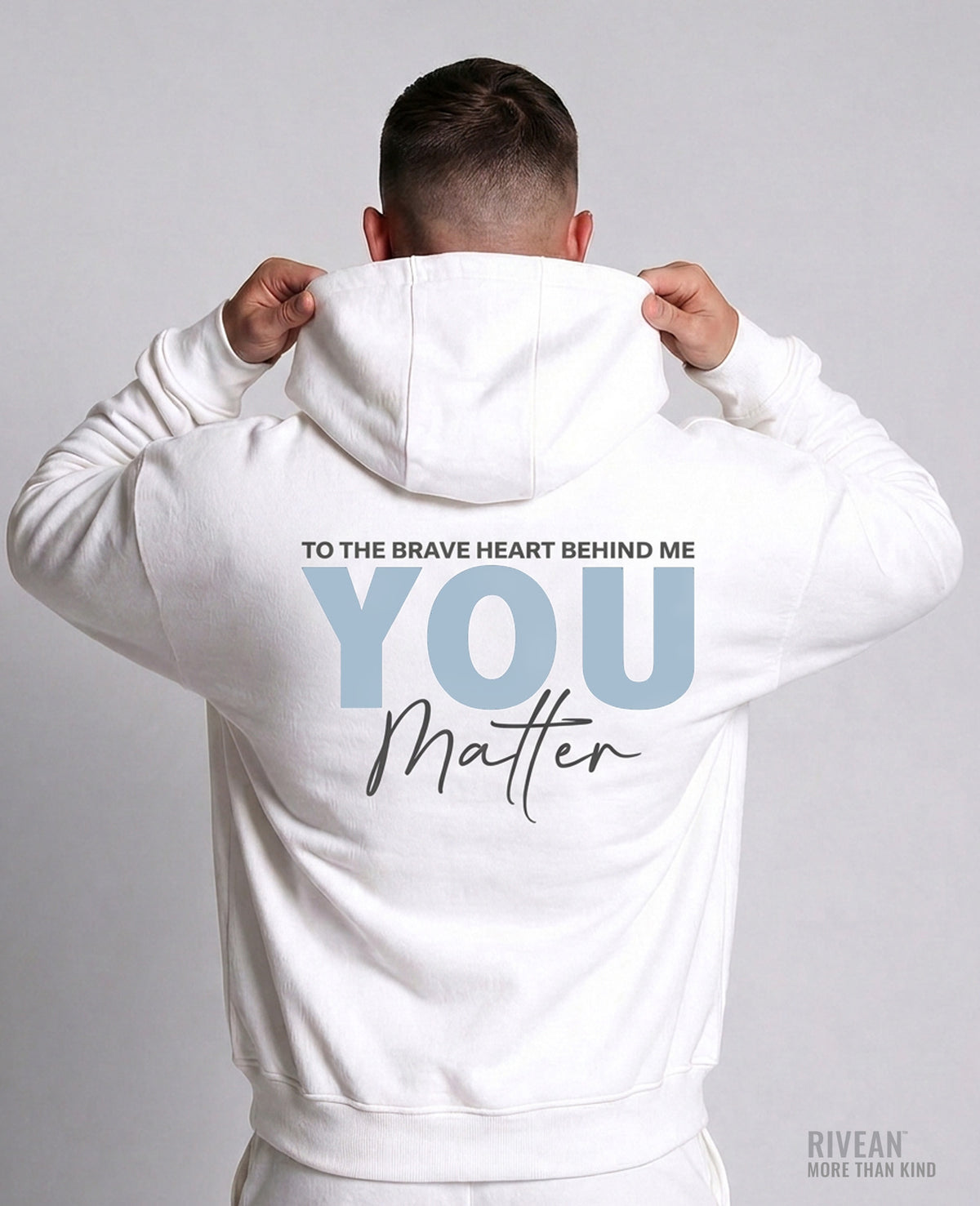 Unisex White Hoodie "YOU Matter"