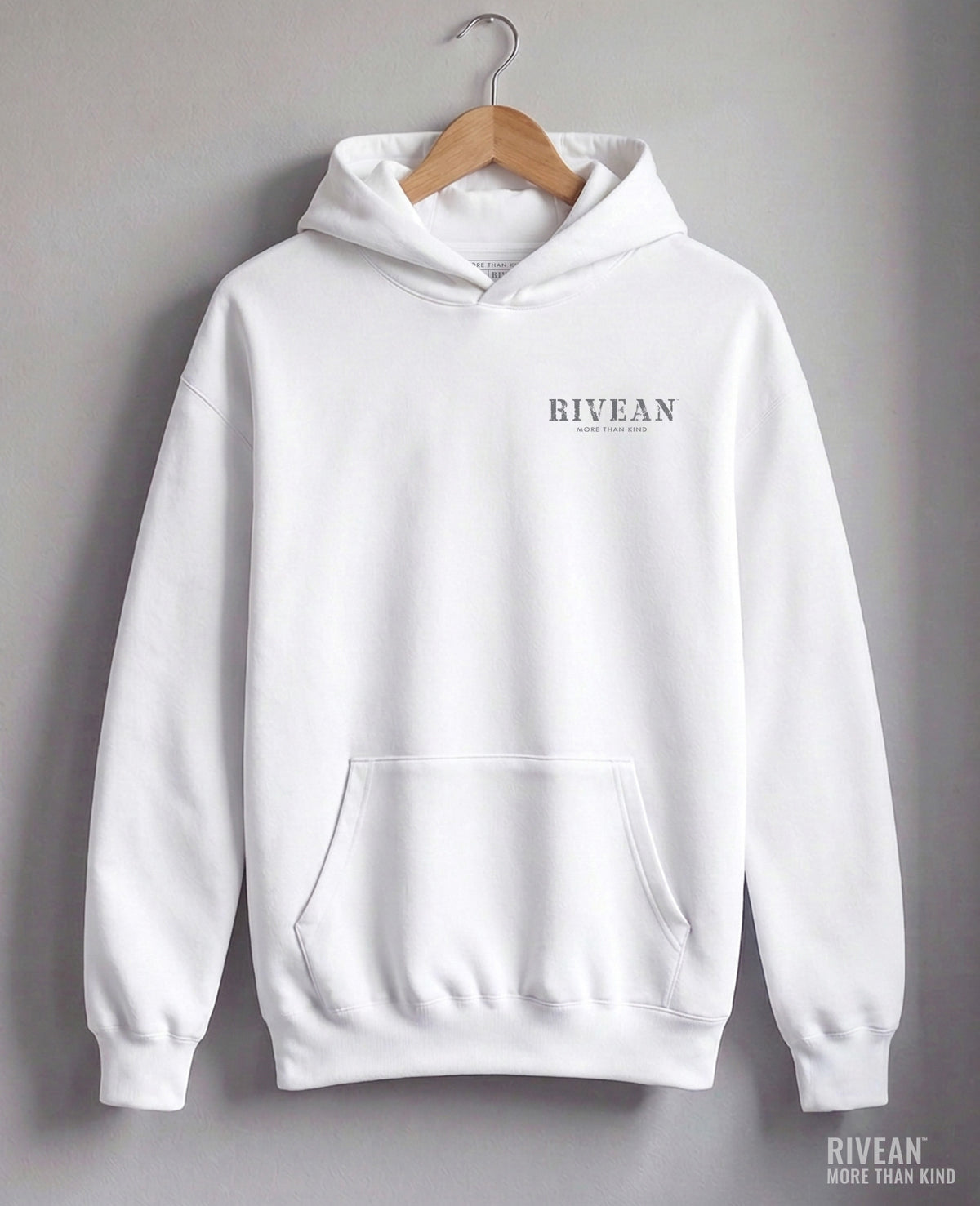 Unisex White Hoodie "Stay Kind"