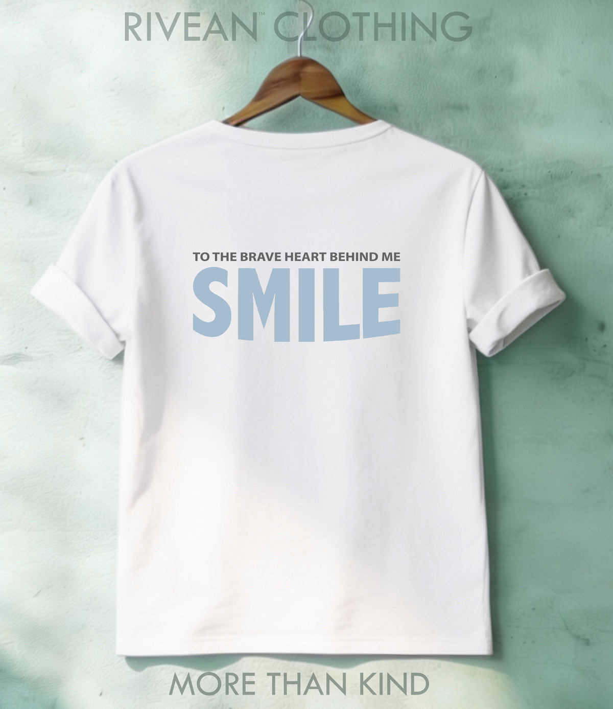 White T-Shirt "Just Smile"