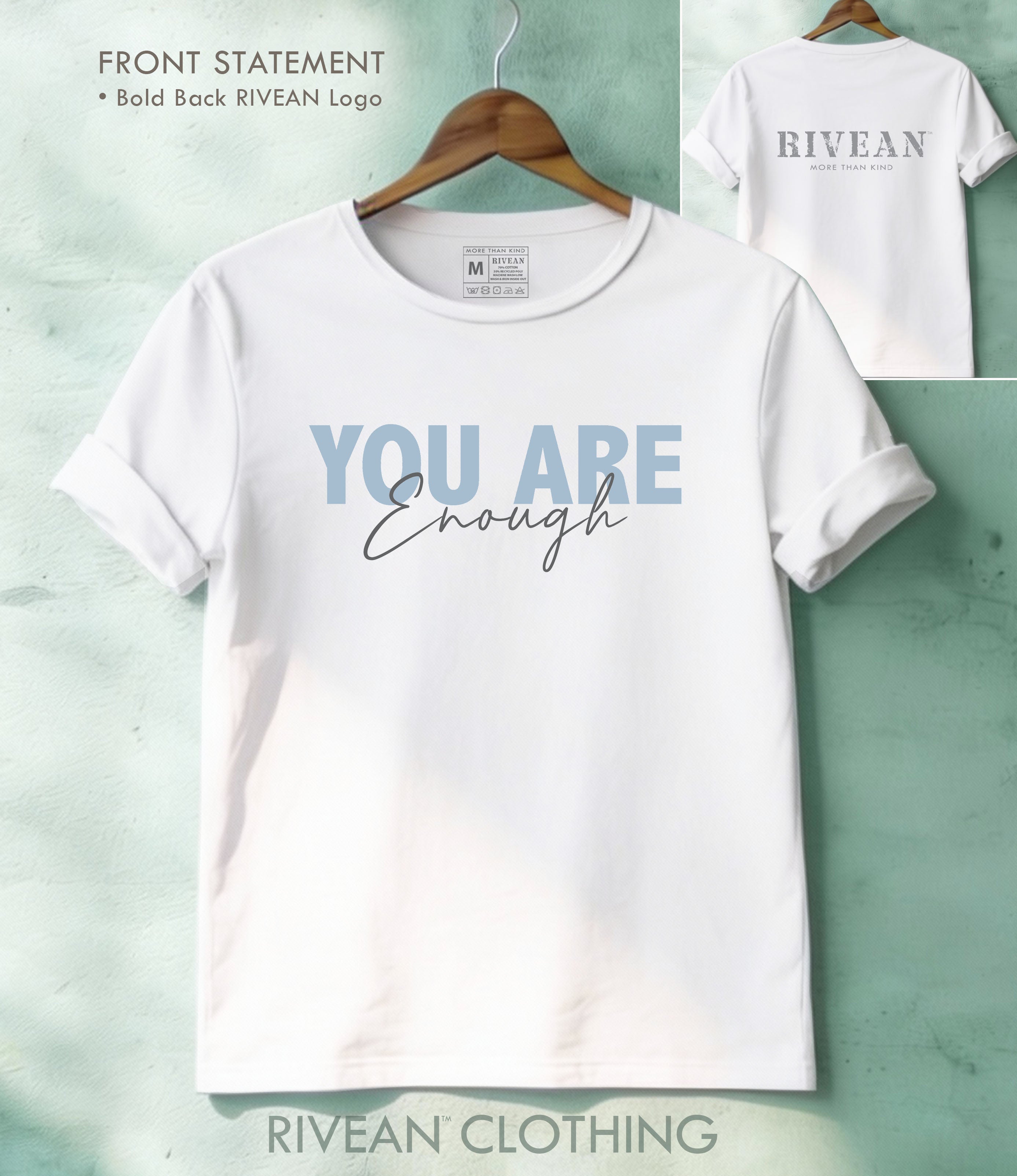 White T-Shirt "YOU Are Enough"