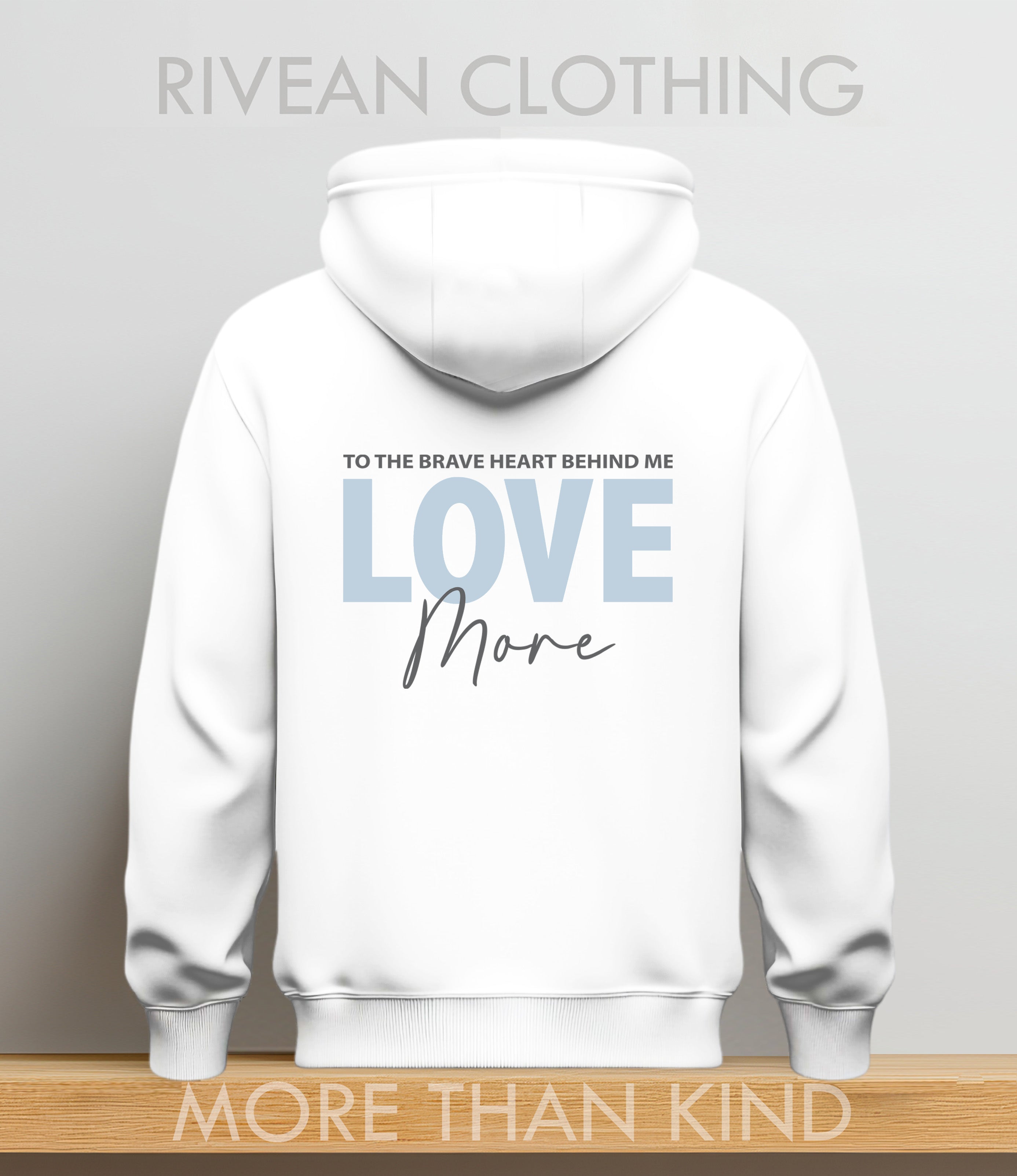 White Hoodie "Love More"