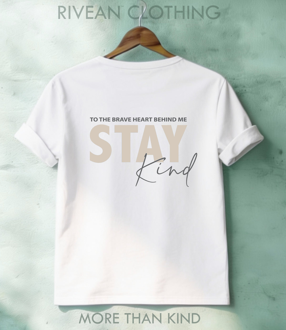 White T-Shirt "Stay Kind"