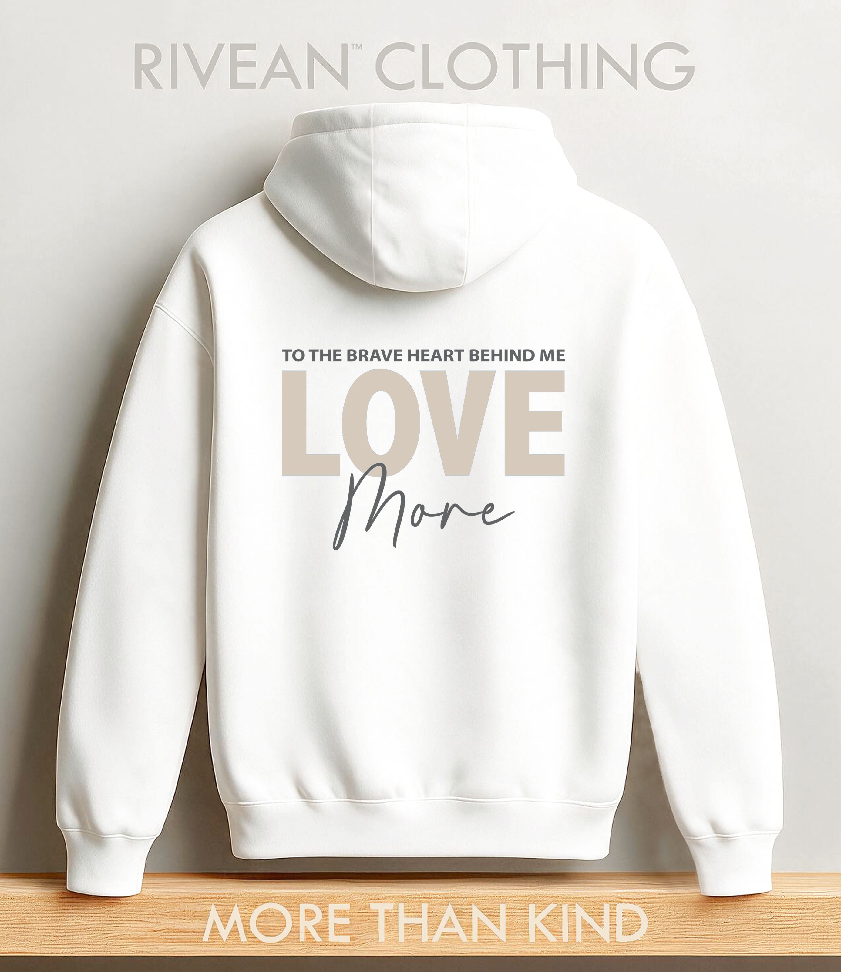 White Hoodie "Love More"