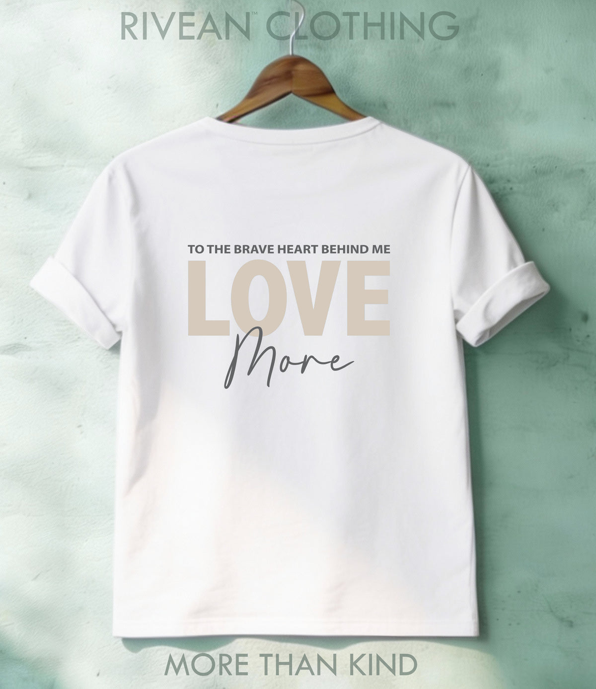 White T-Shirt "Love More"