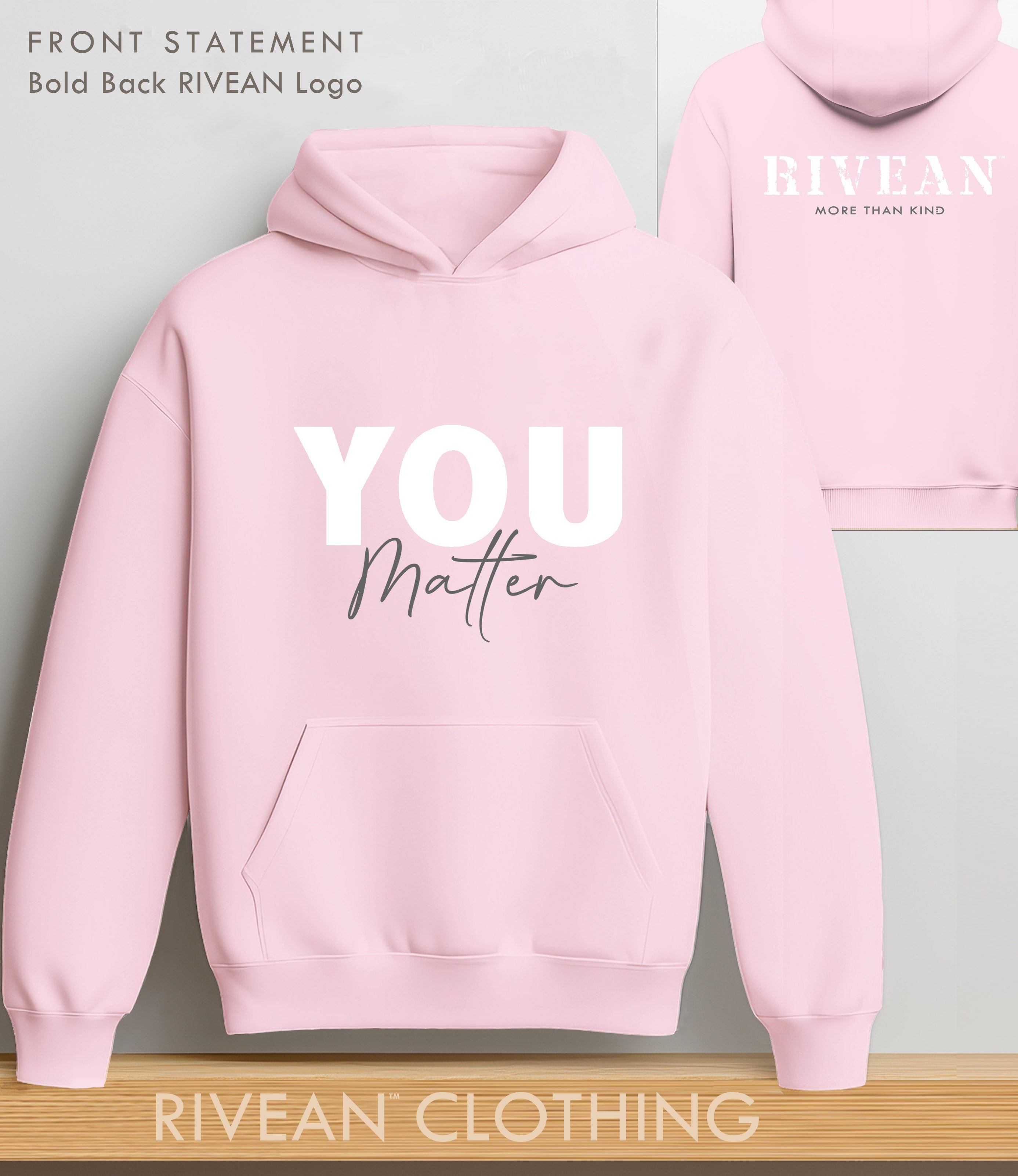 Pink Petal Hoodie "YOU Matter"