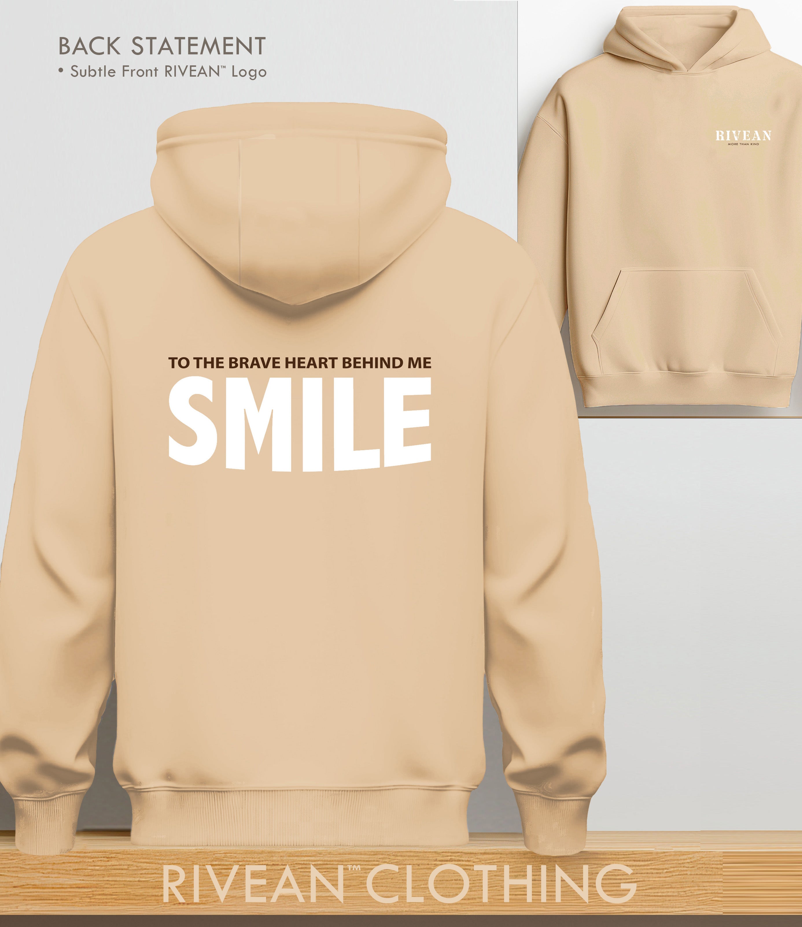 Sand Dune Hoodie Just SMILE