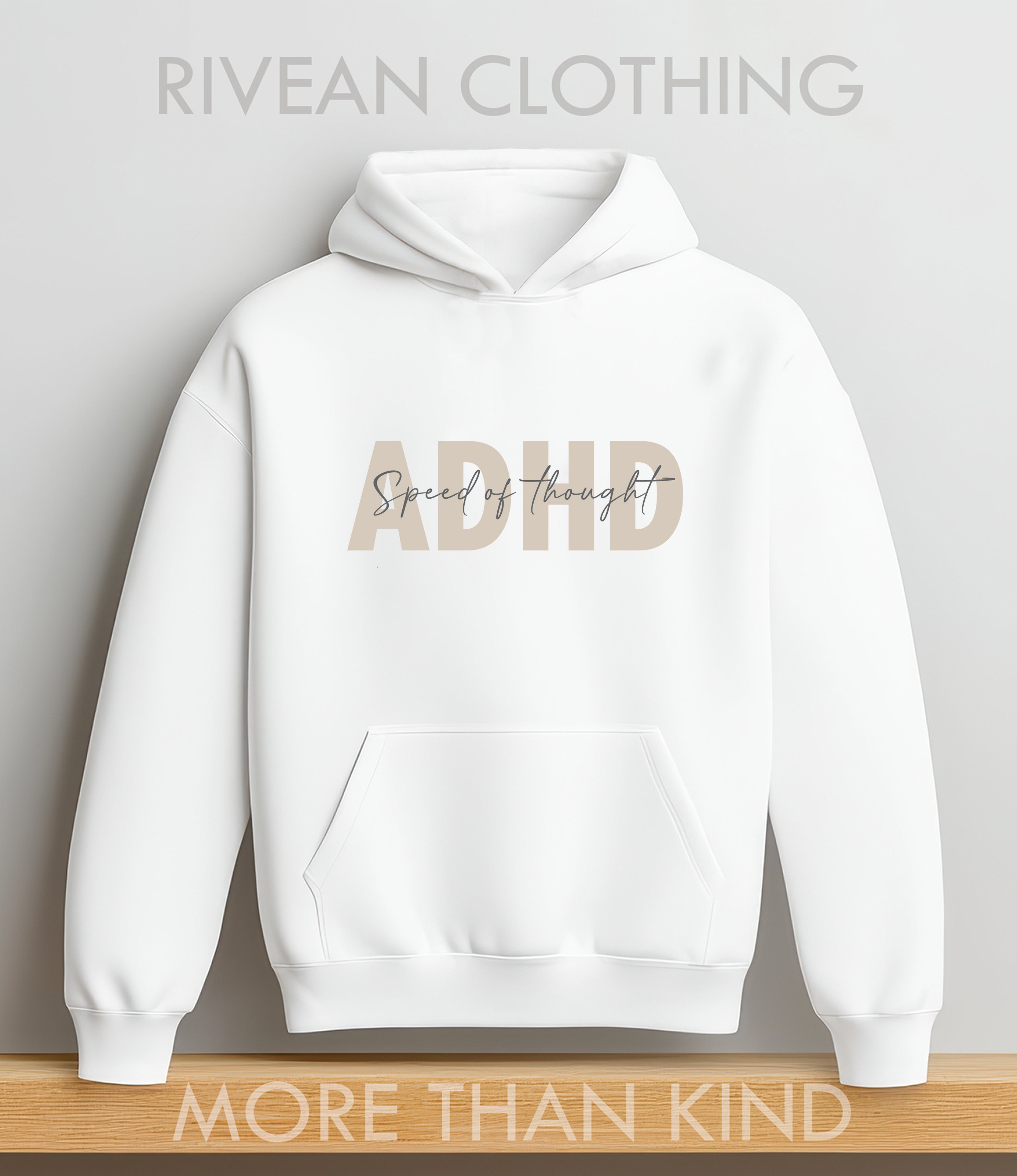 White Hoodie ADHD - Speed of thought