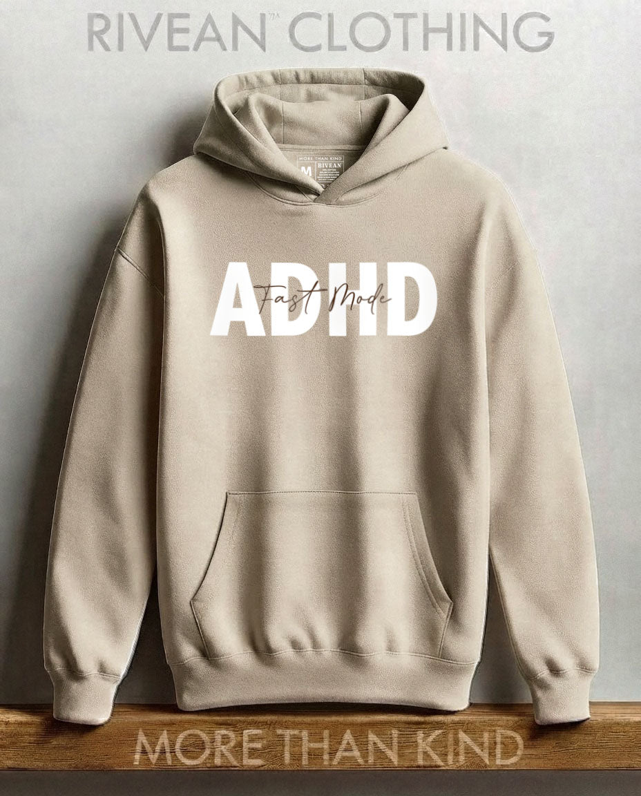 Unisex Natural Stone Hoodie ADHD - Fast Mode