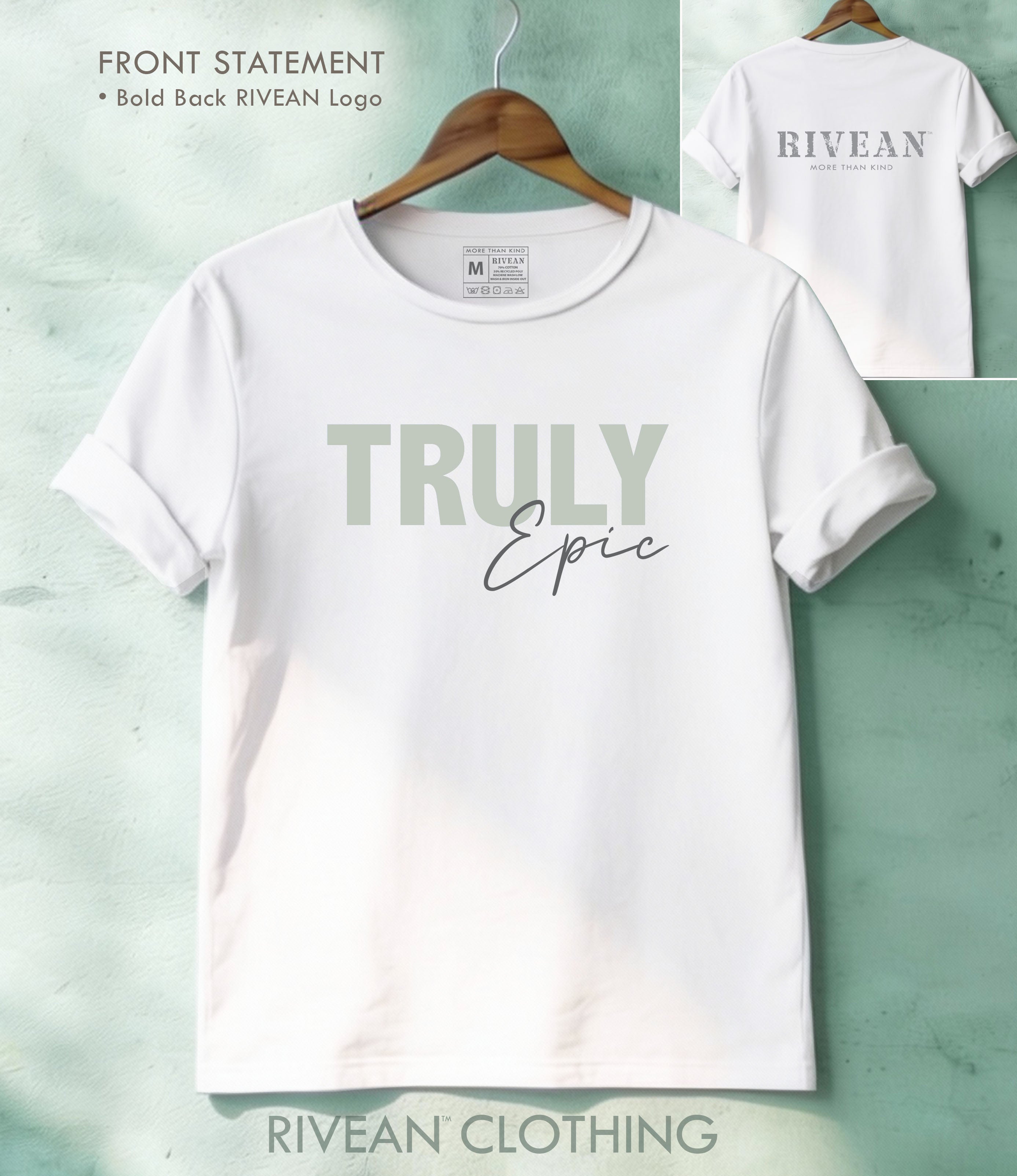 White T-Shirt "Truly Epic"