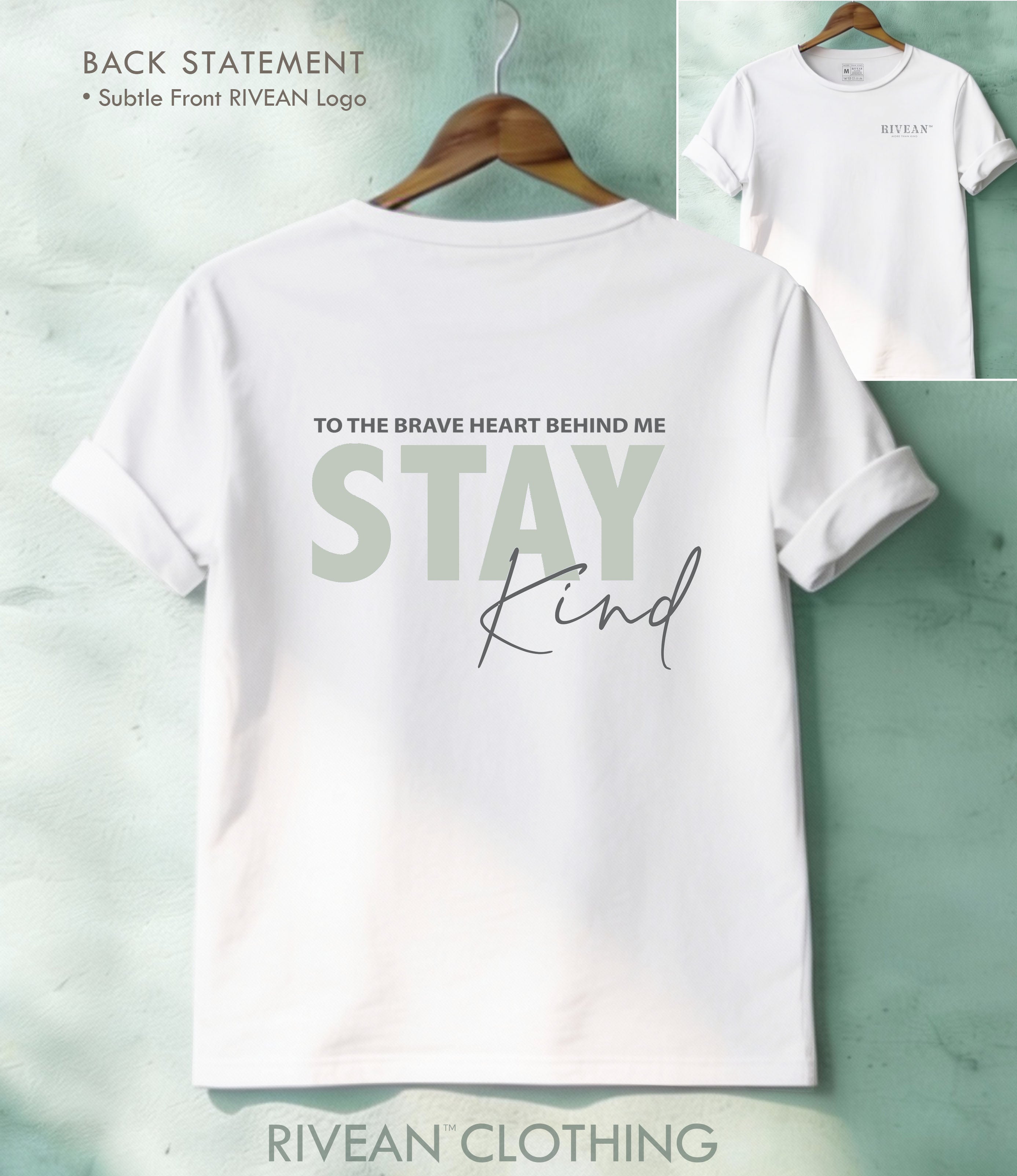White T-Shirt "Stay Kind"