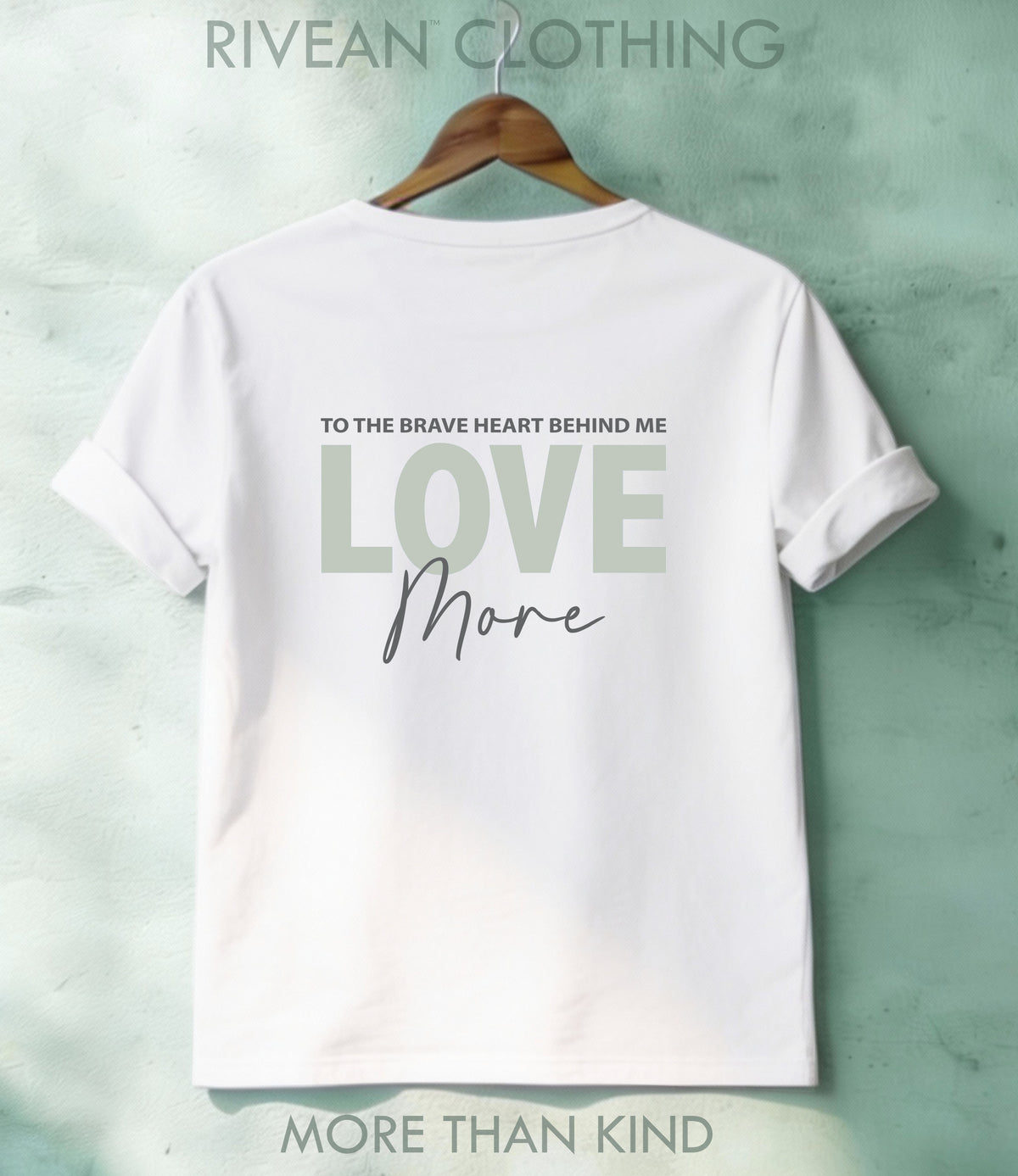 White T-Shirt "Love More"