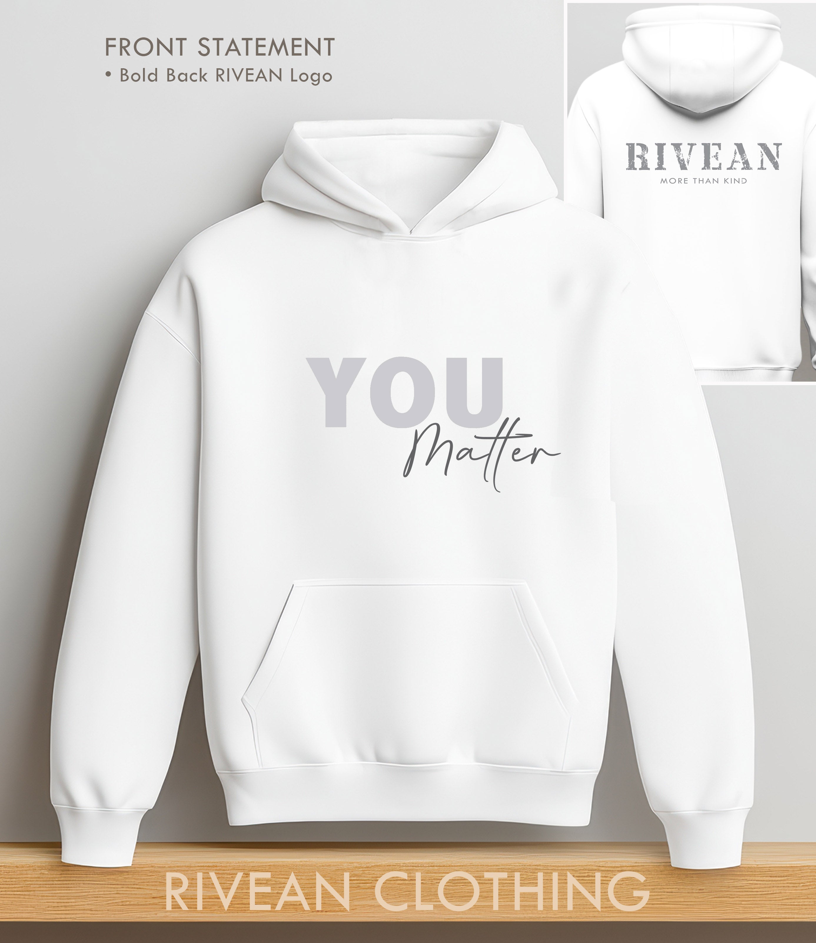 White Hoodie "YOU Matter"