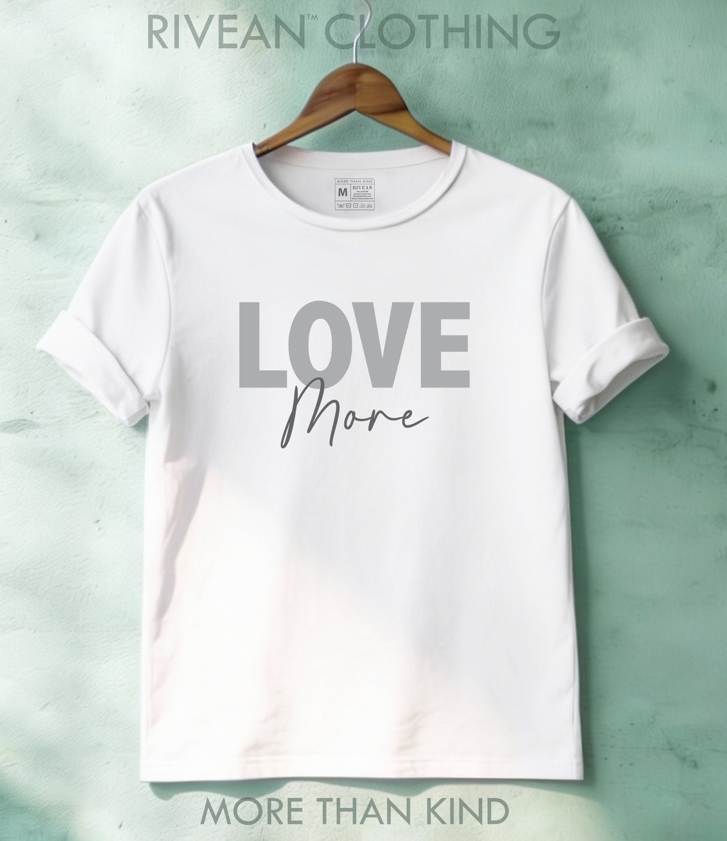 White T-Shirt "Love More"