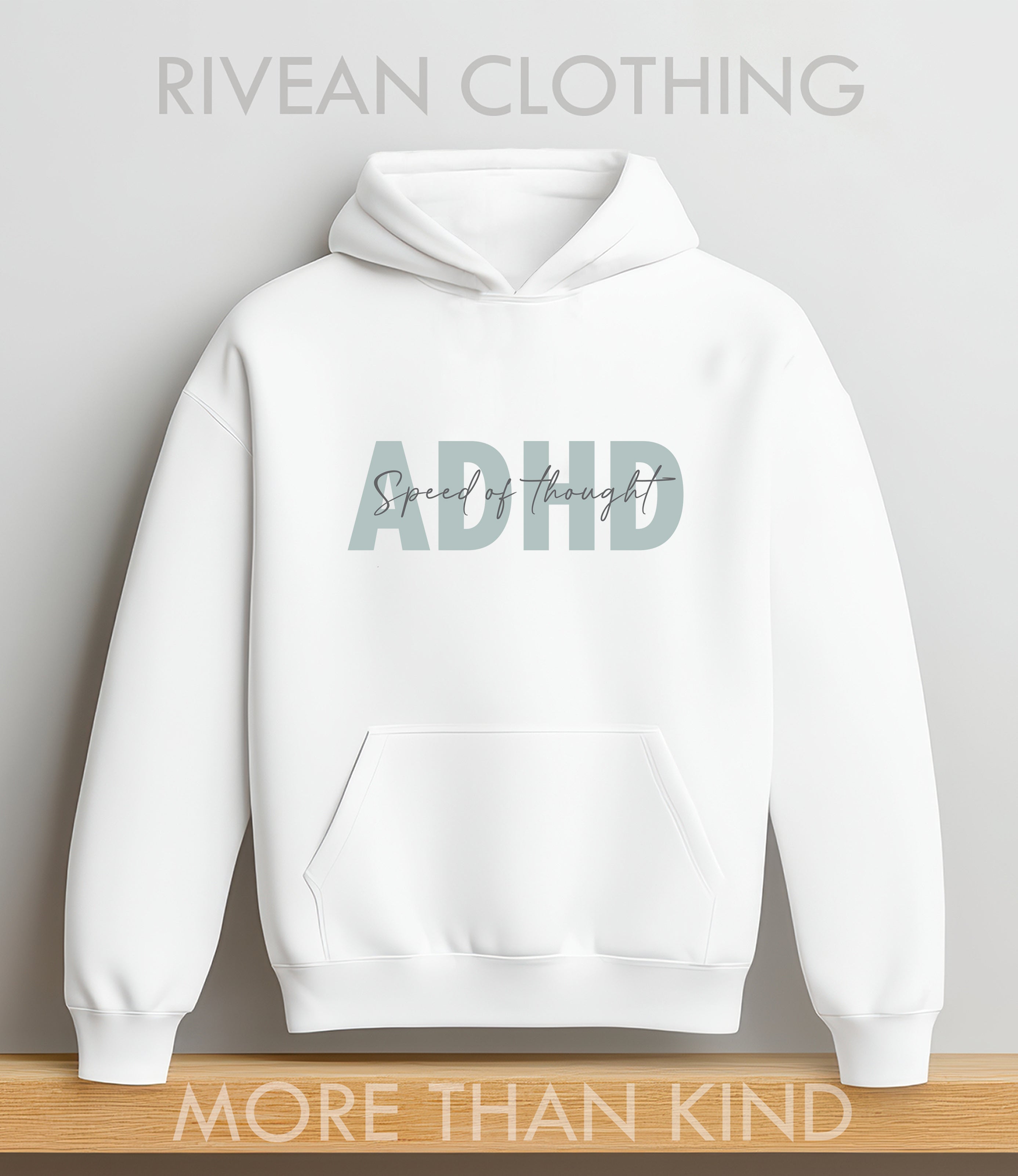 White Hoodie ADHD - Speed of thought