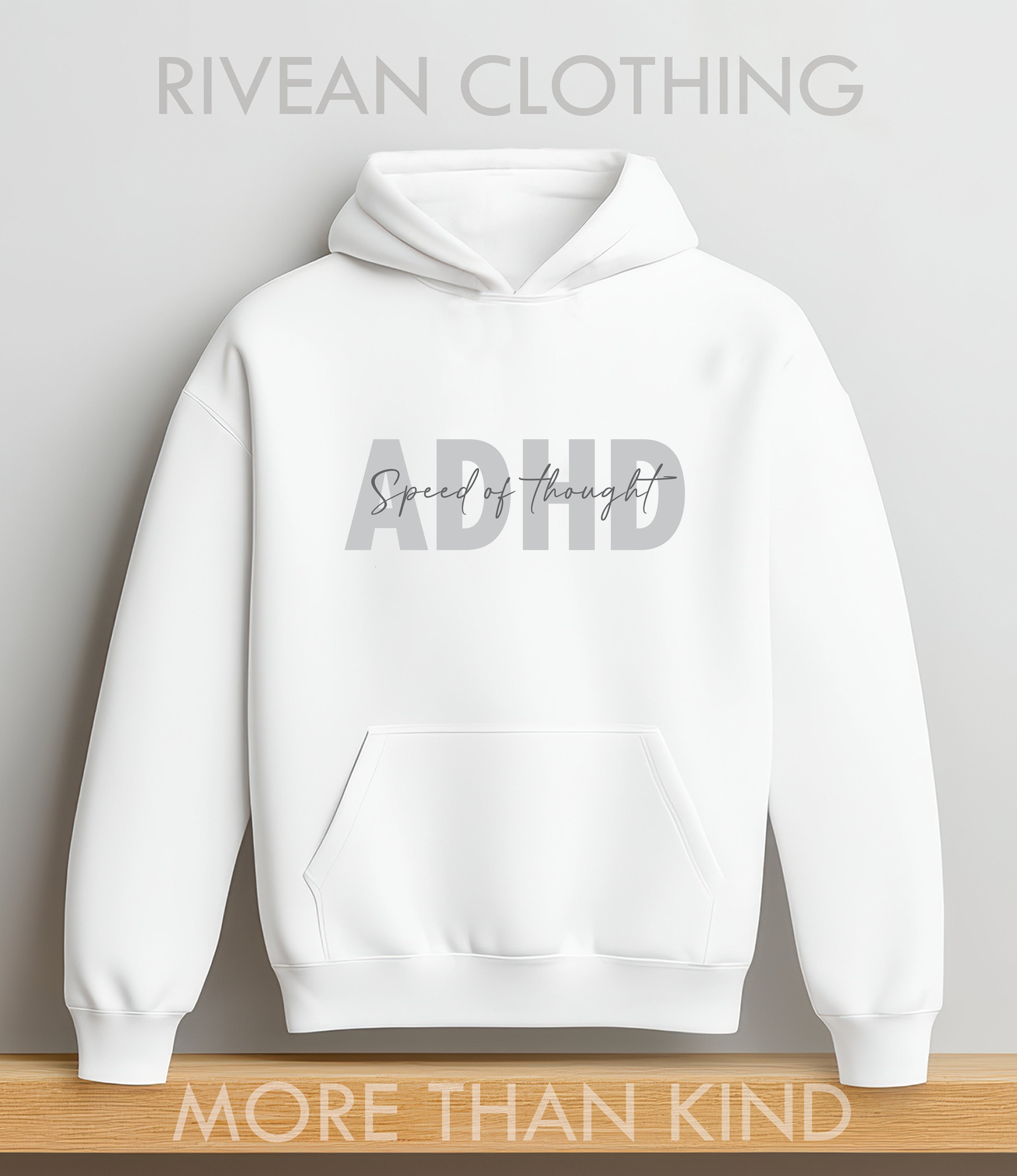 White Hoodie ADHD - Speed of thought