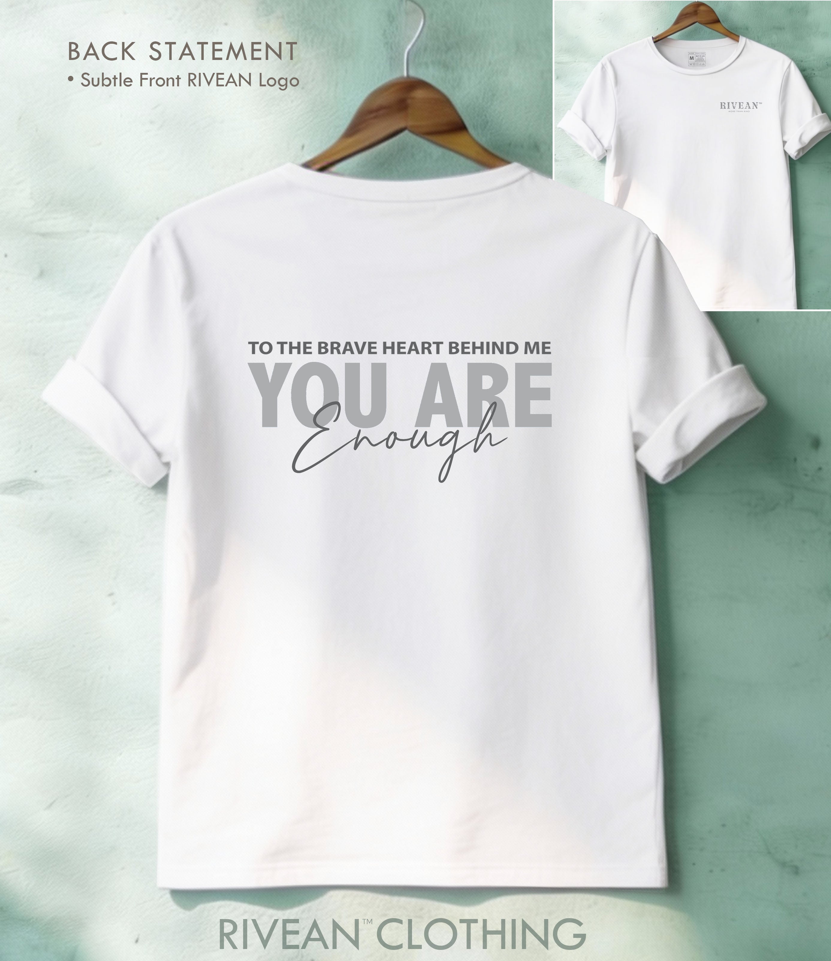White T-Shirt "YOU Are Enough"