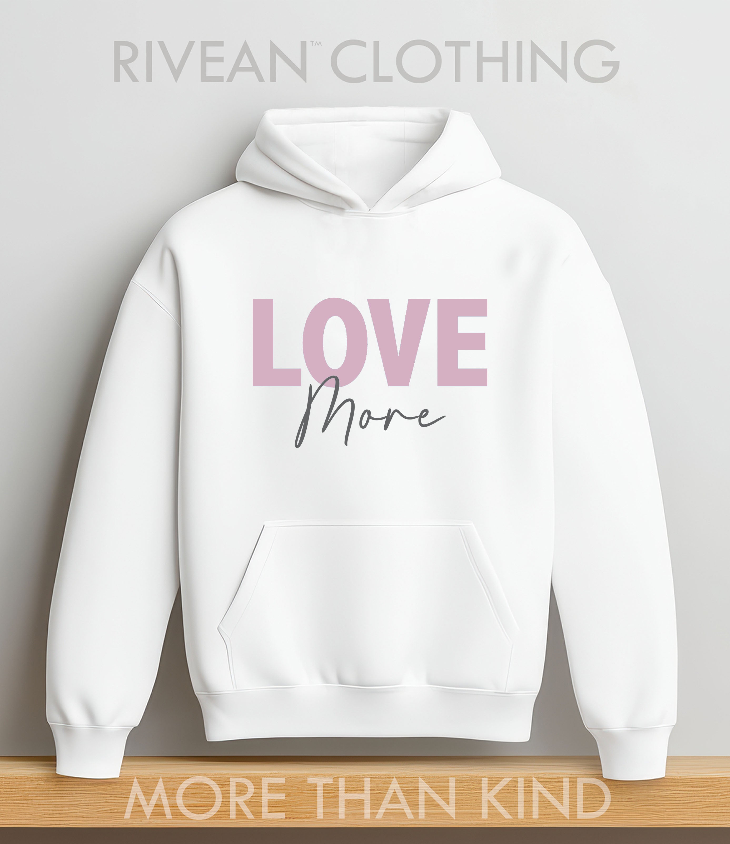 White Hoodie "Love More"