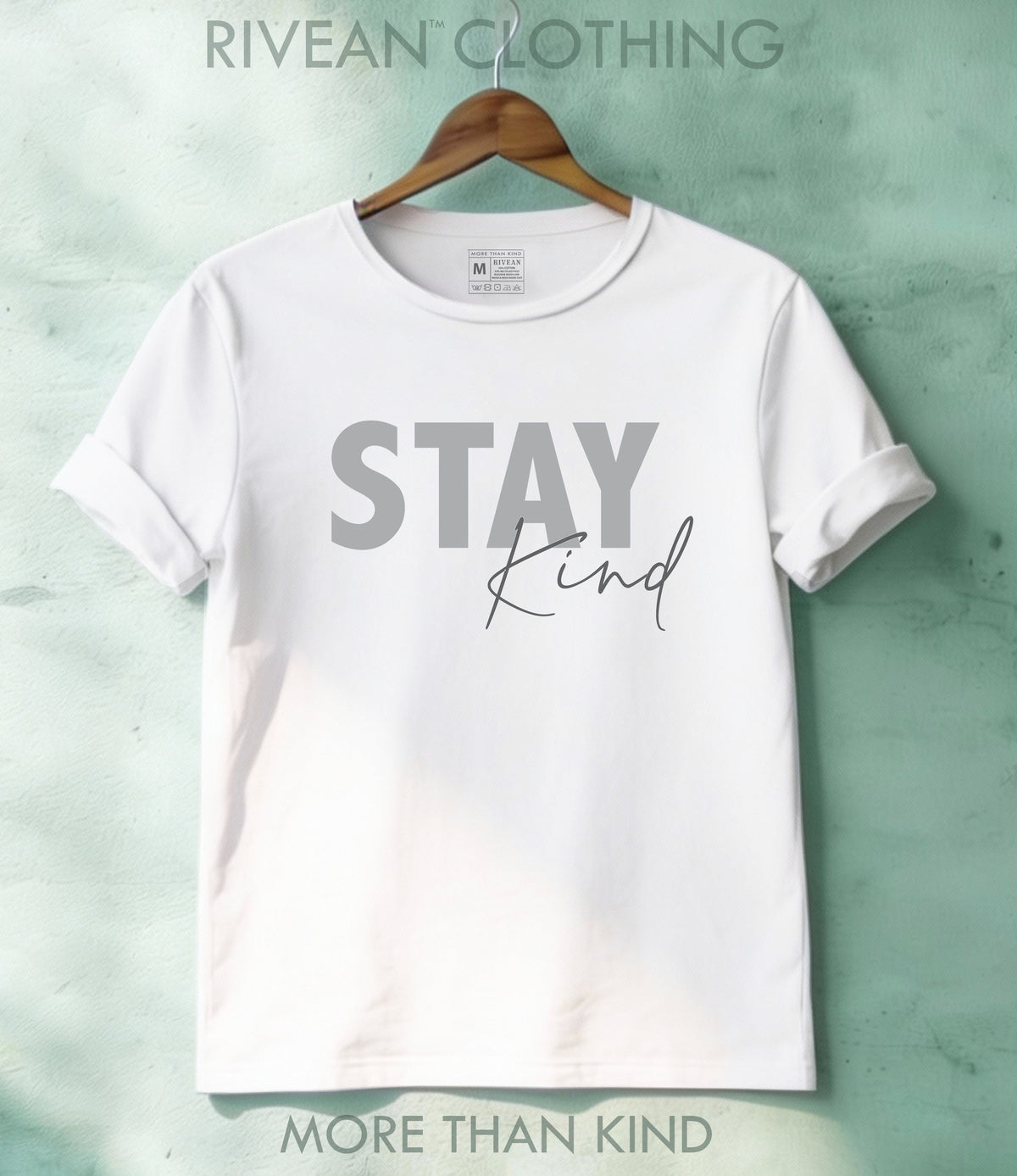 White T-Shirt "Stay Kind"