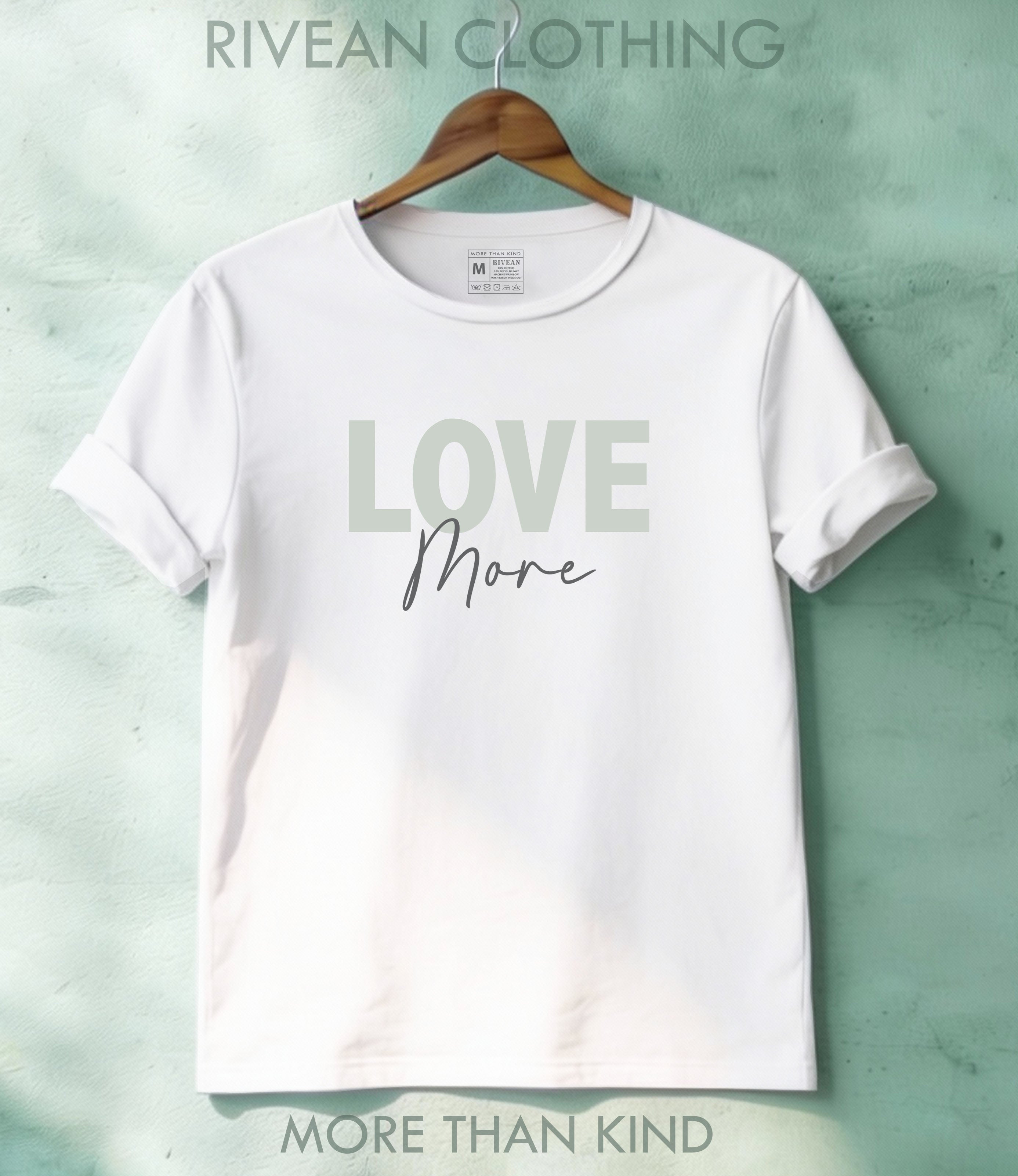 White T-Shirt "Love More"