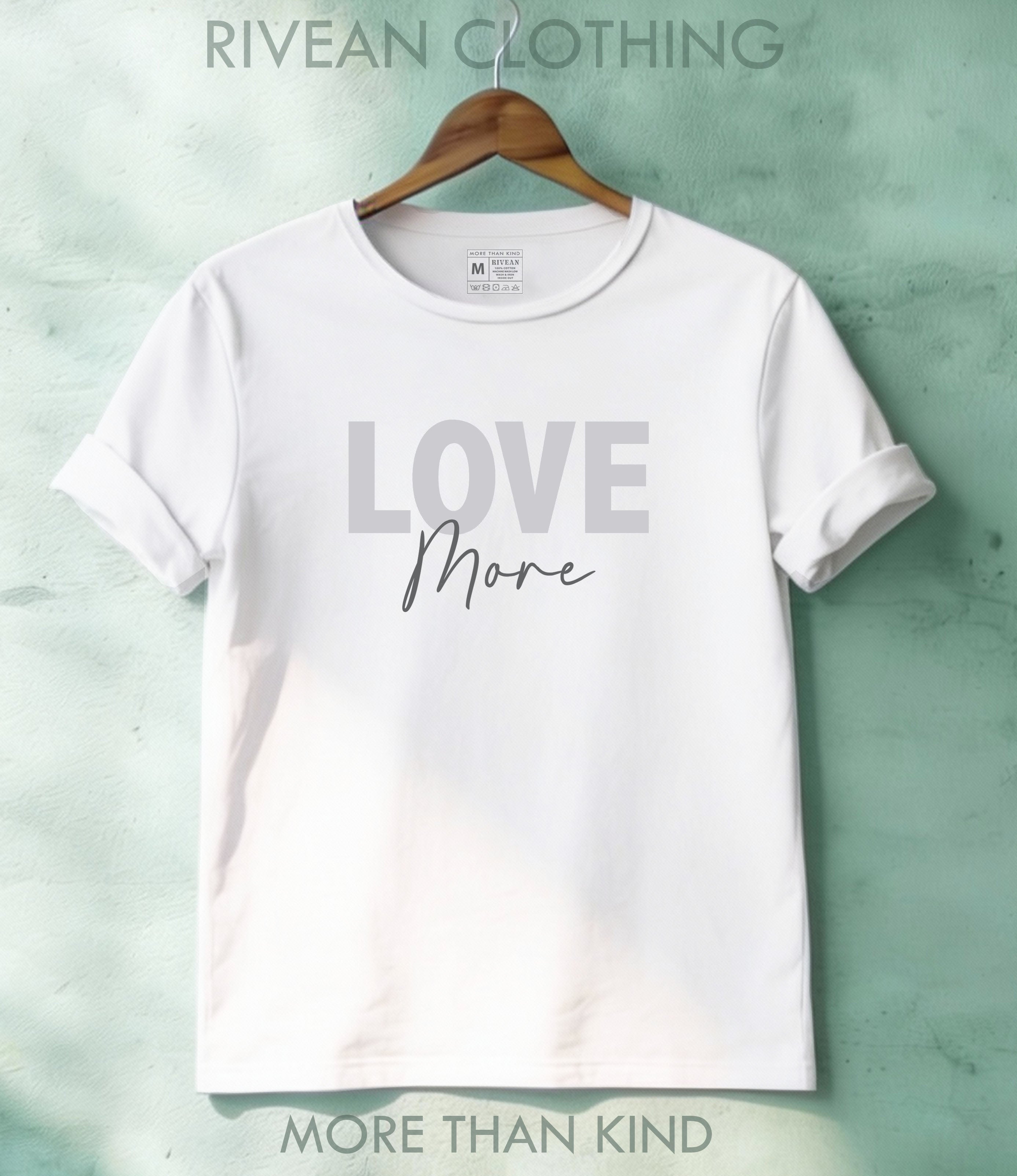 White T-Shirt "Love More"