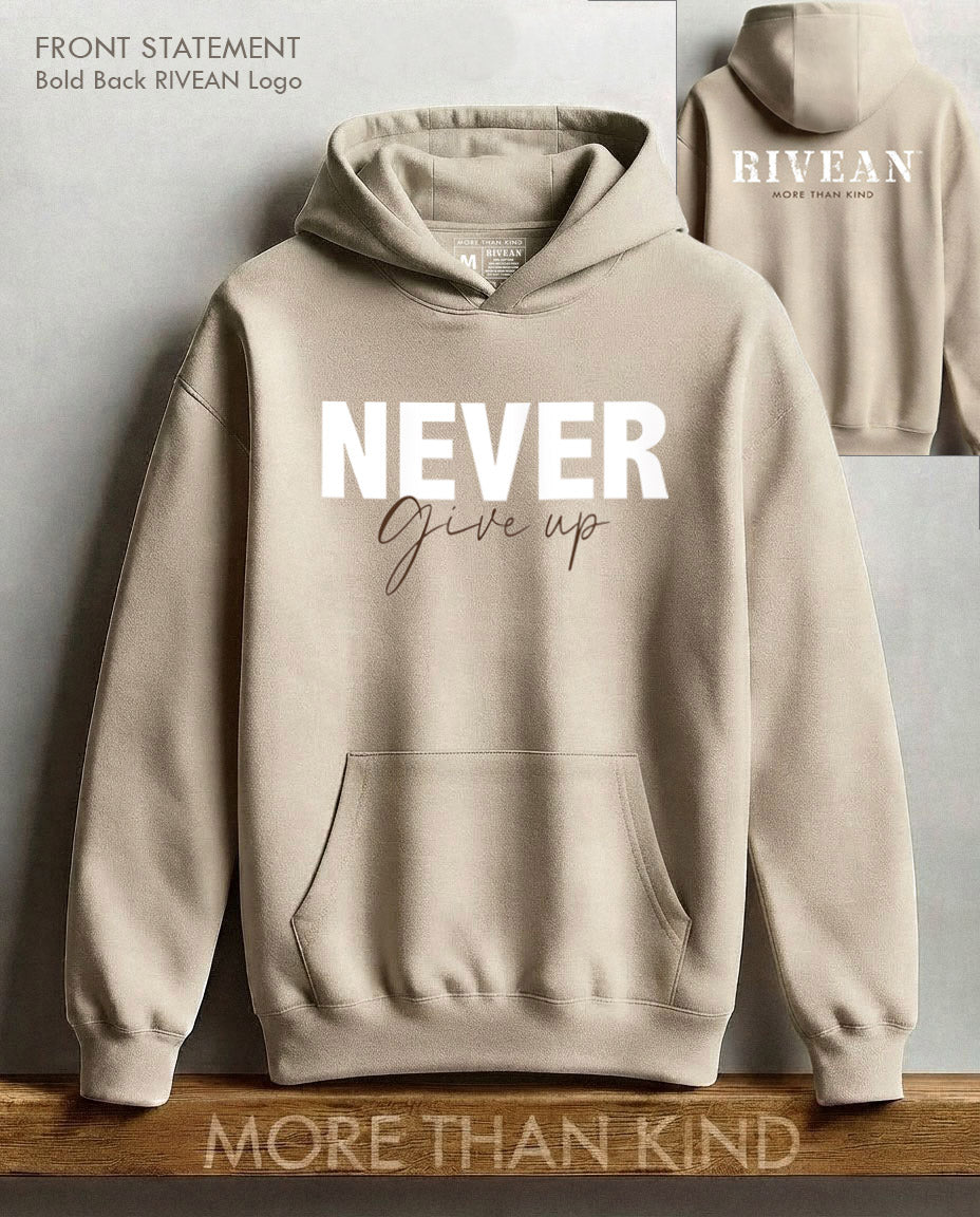 Unisex Natural Stone "NEVER Give Up"
