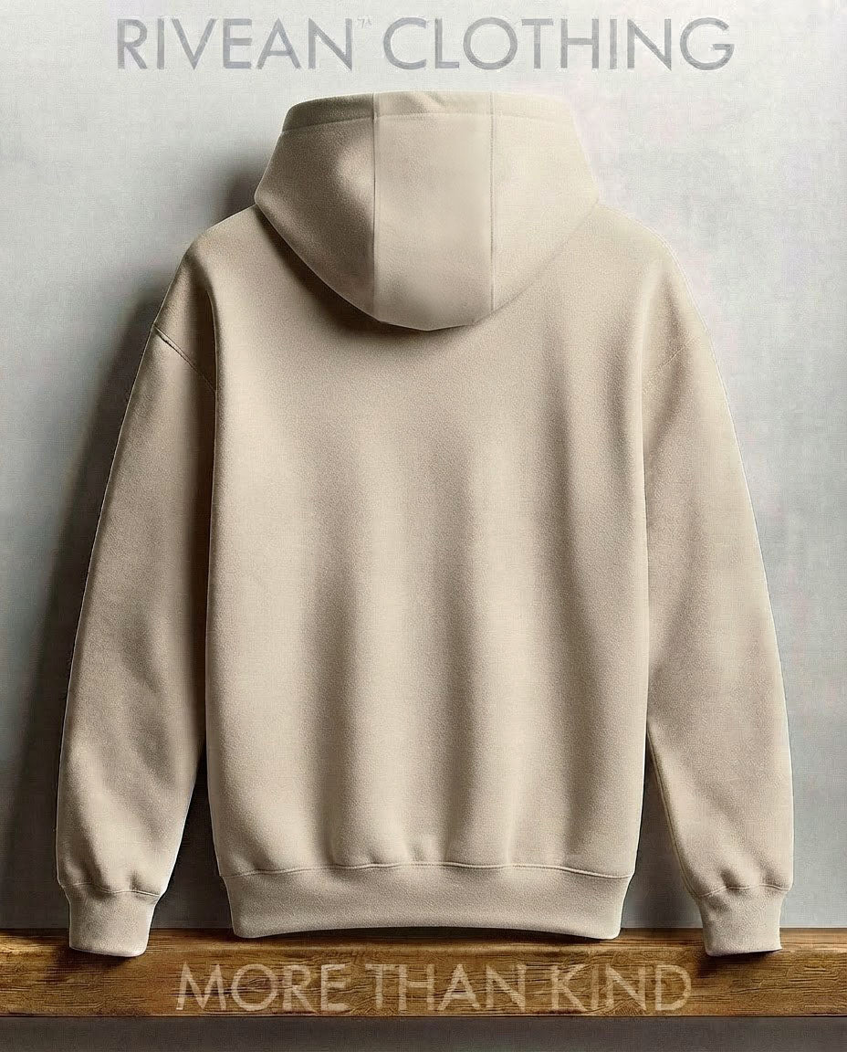 Unisex Natural Stone Hoodie "RIVEAN MORE THAN KIND"