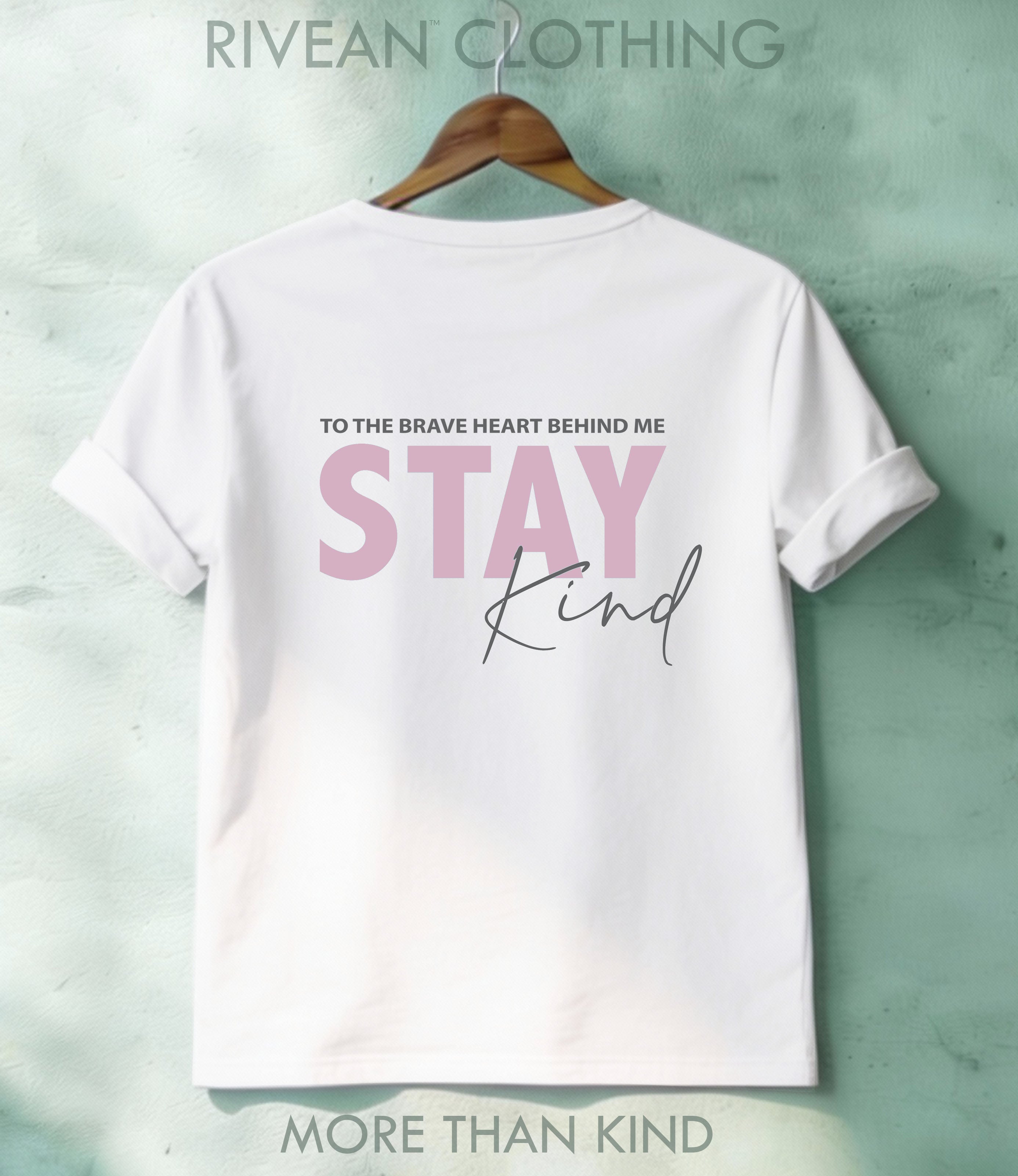 White T-Shirt "Stay Kind"