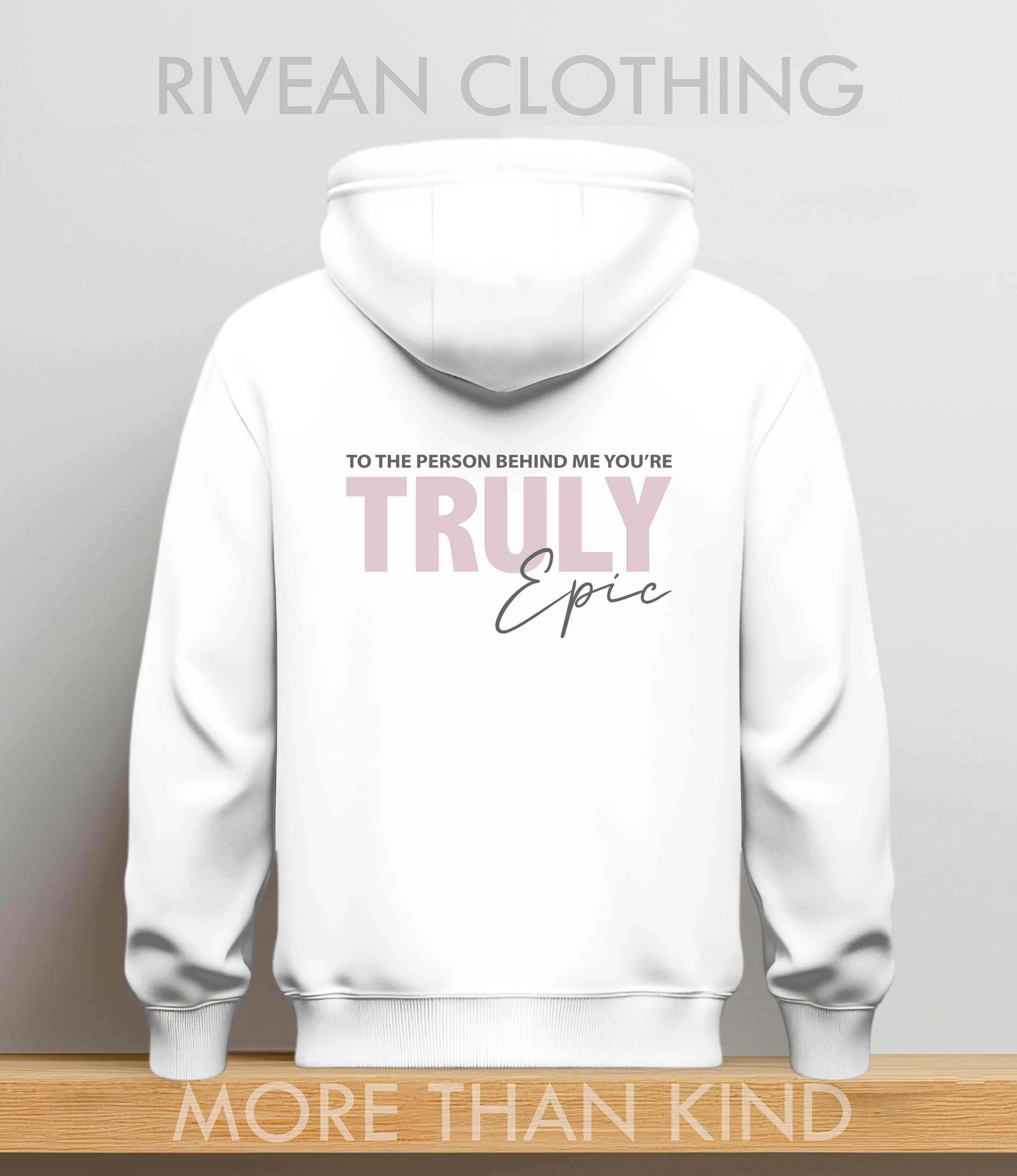 White Hoodie "Truly Epic"