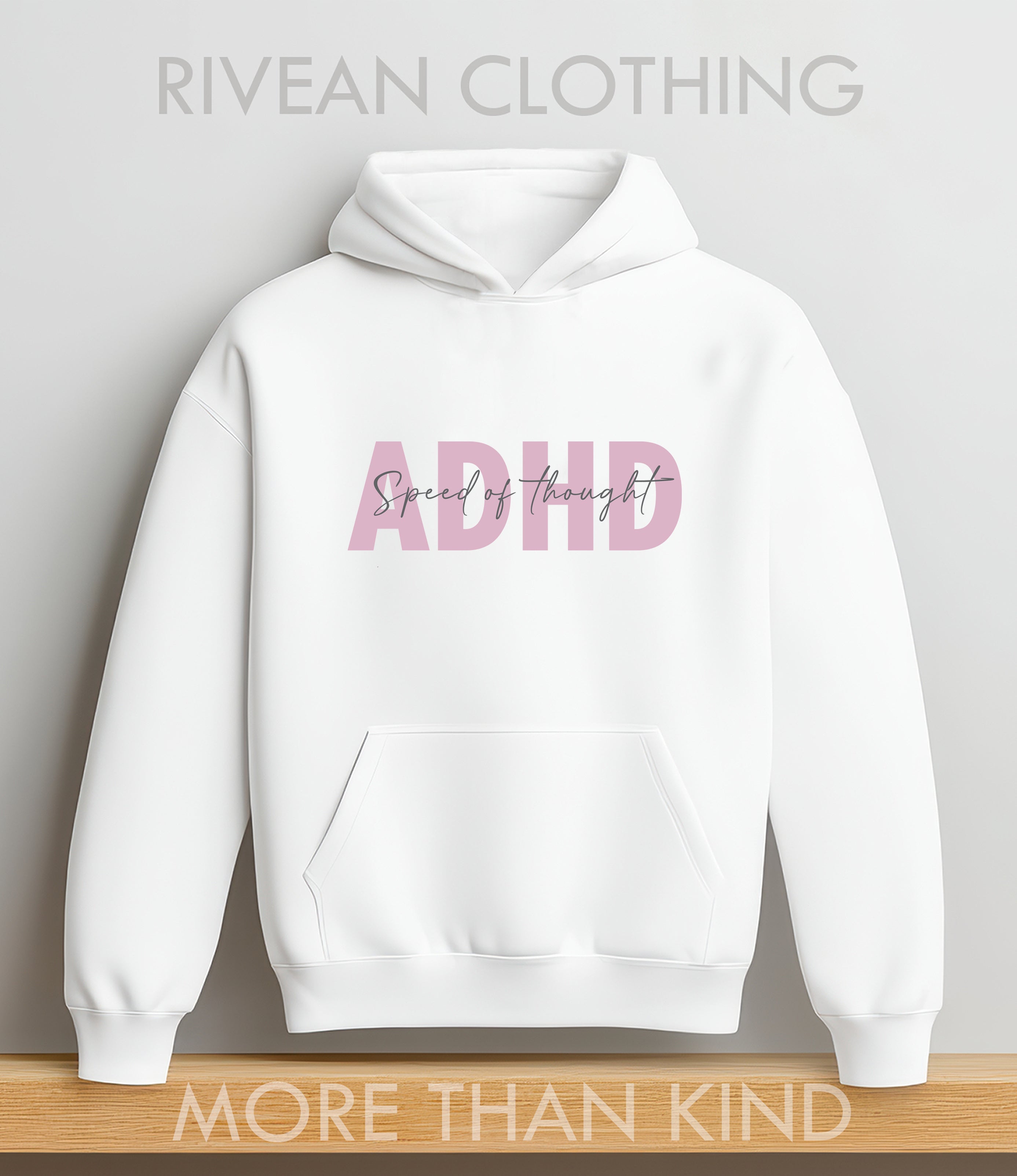 White Hoodie ADHD - Speed of thought
