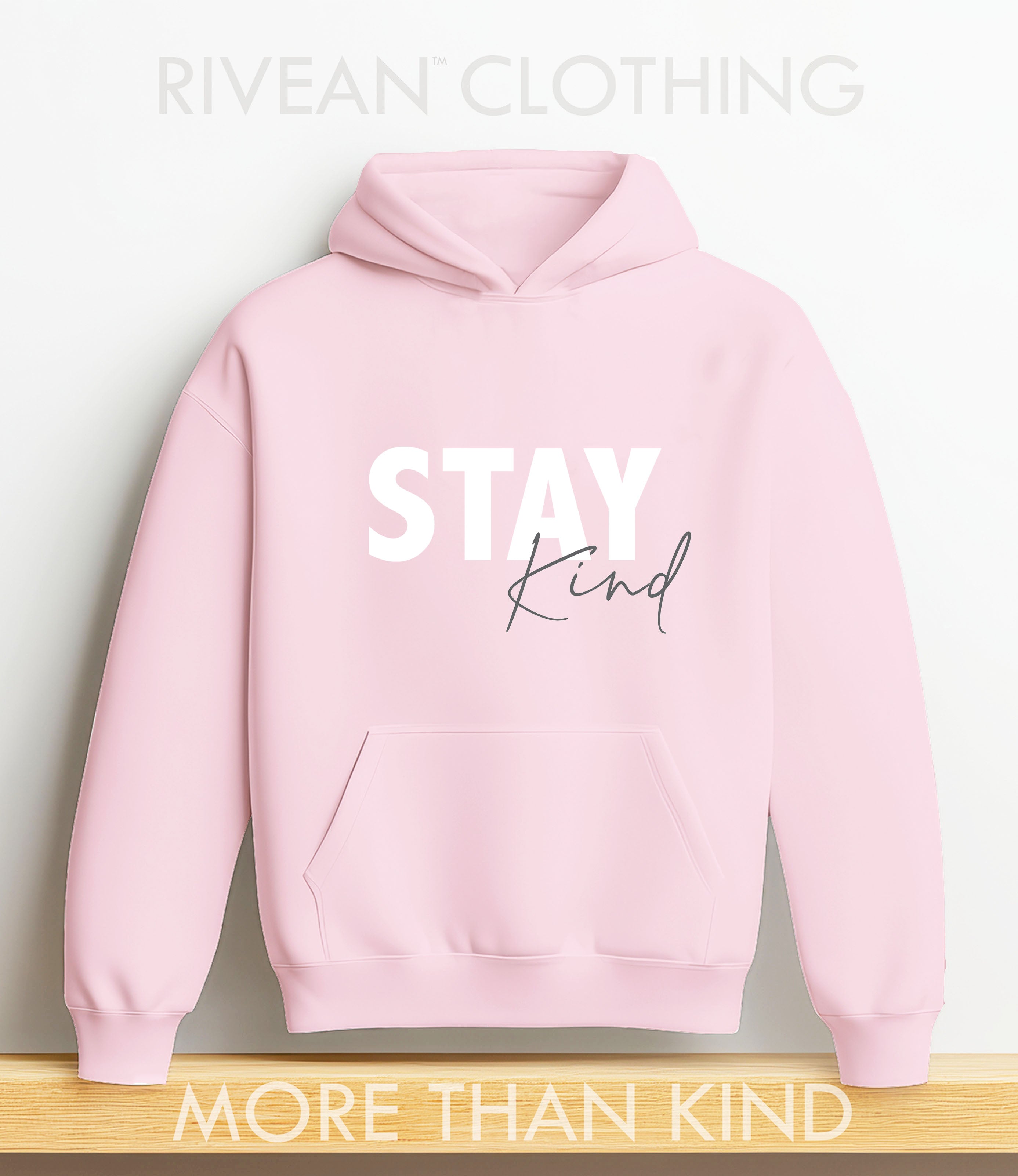 Petal Pink Hoodie "Stay Kind"