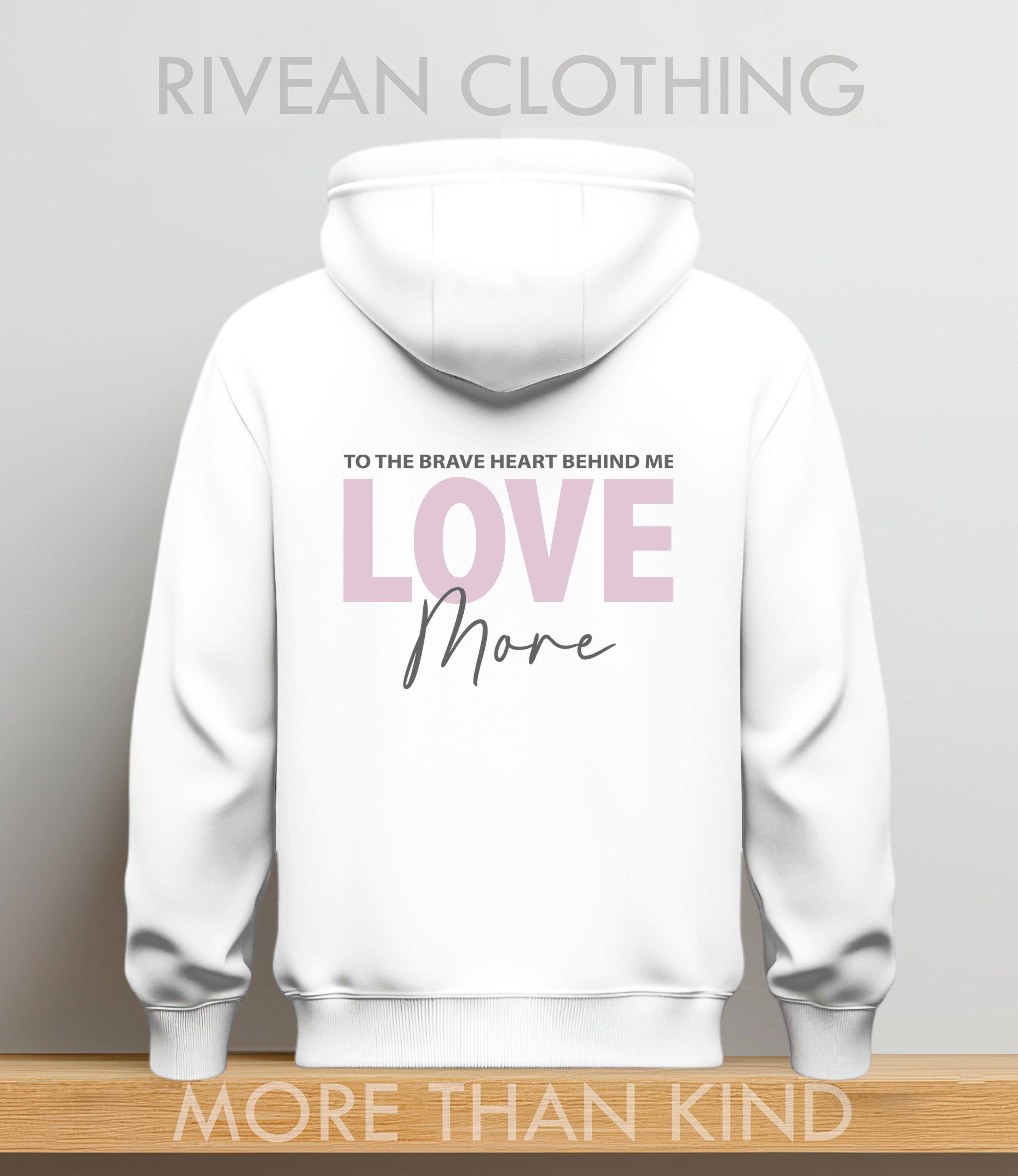 White Hoodie "Love More"