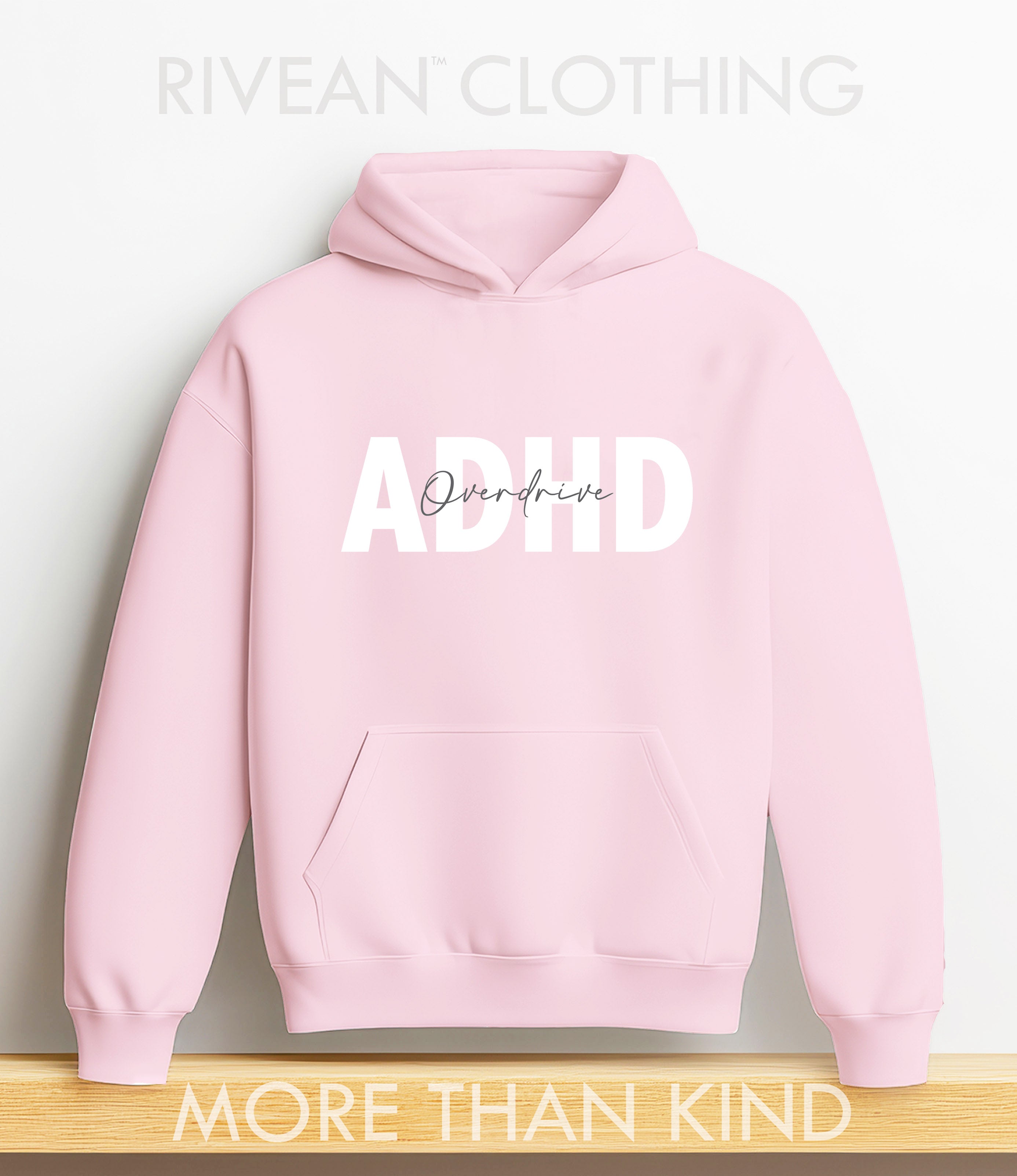 Petal Pink Hoodie ADHD - Overdrive