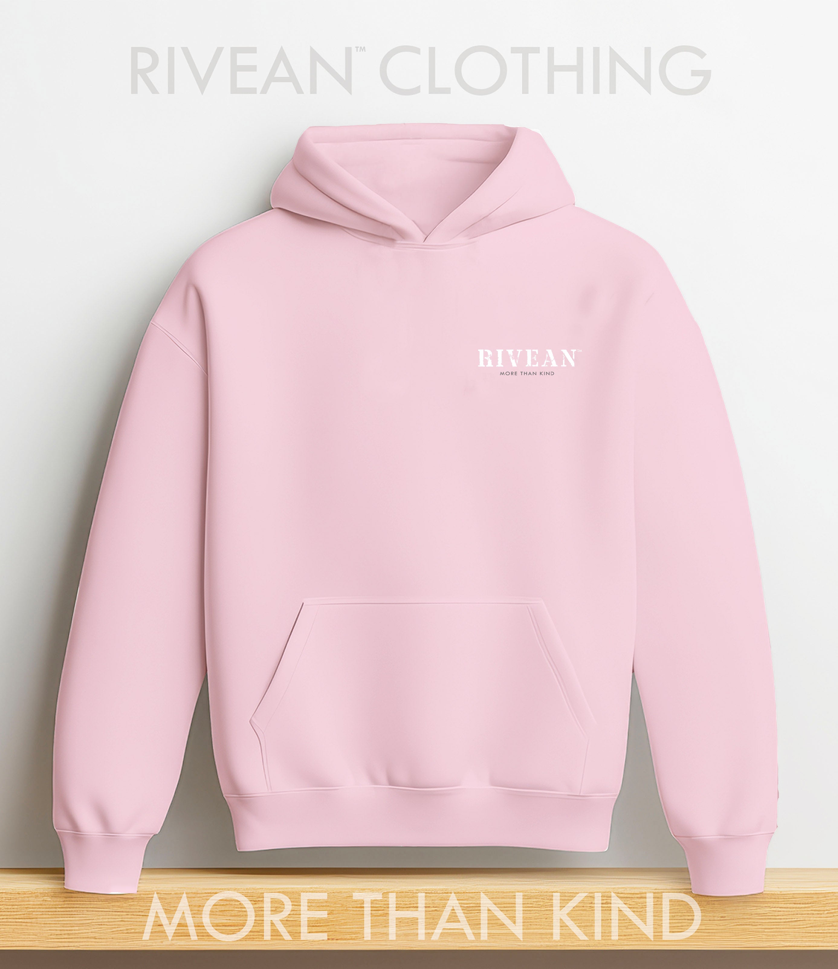 Petal Pink Hoodie Just SMILE