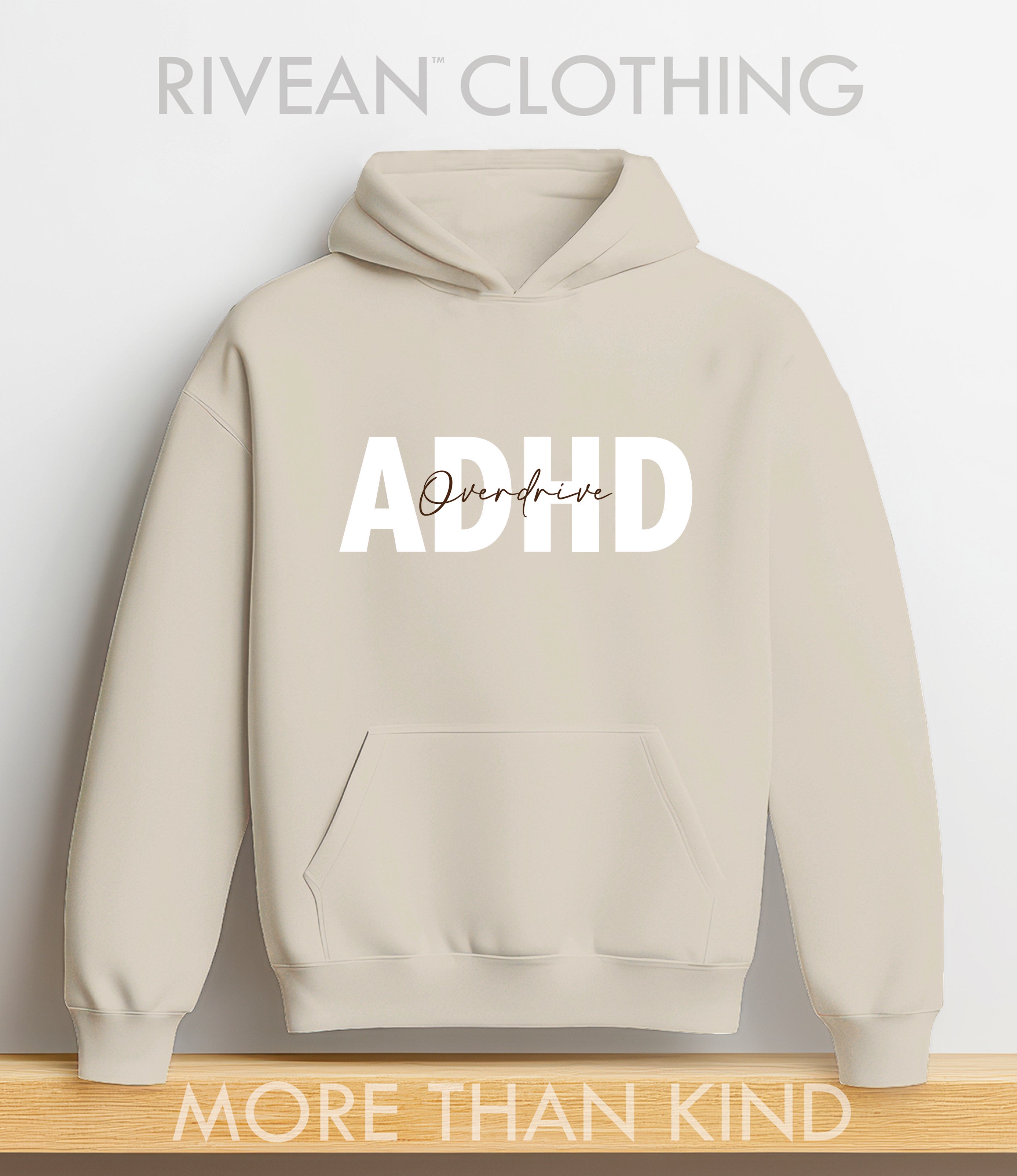 Natural Stone Hoodie ADHD - Overdrive