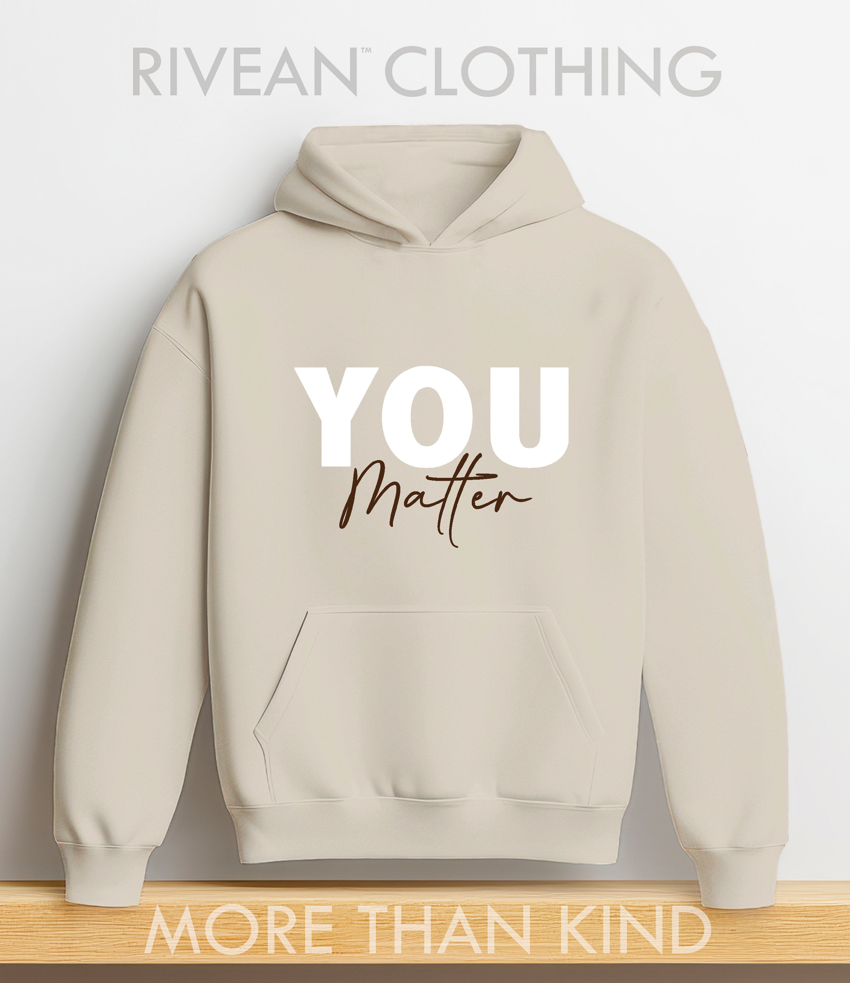 Natural Stone Hoodie "YOU Matter"