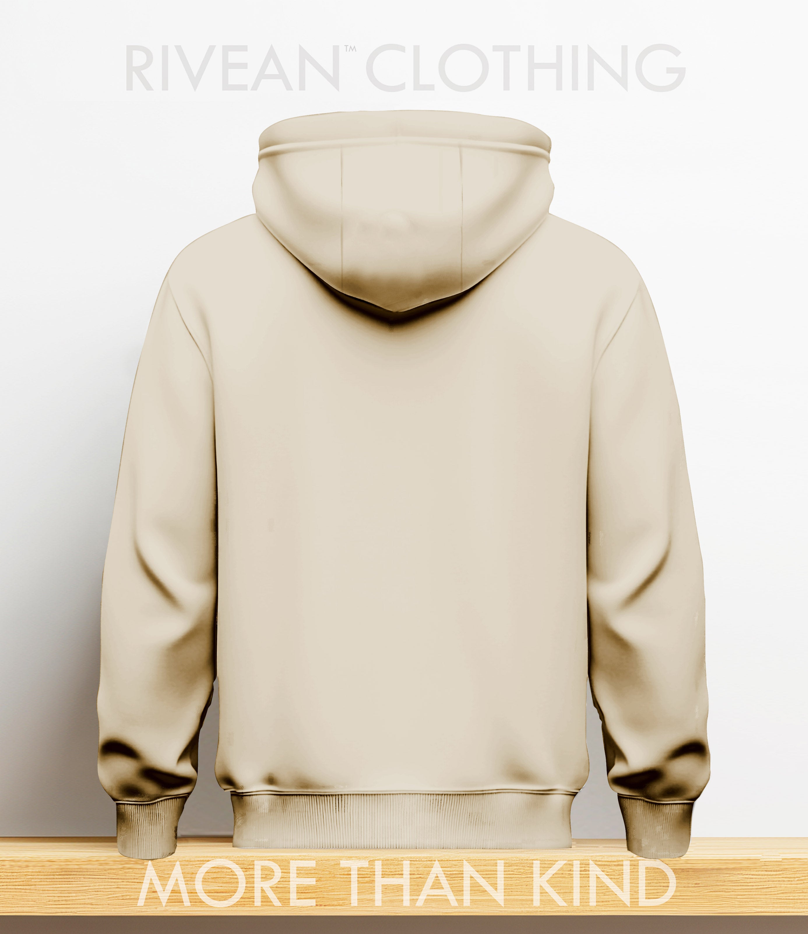 Natural Stone Hoodie "RIVEAN MORE THAN KIND"