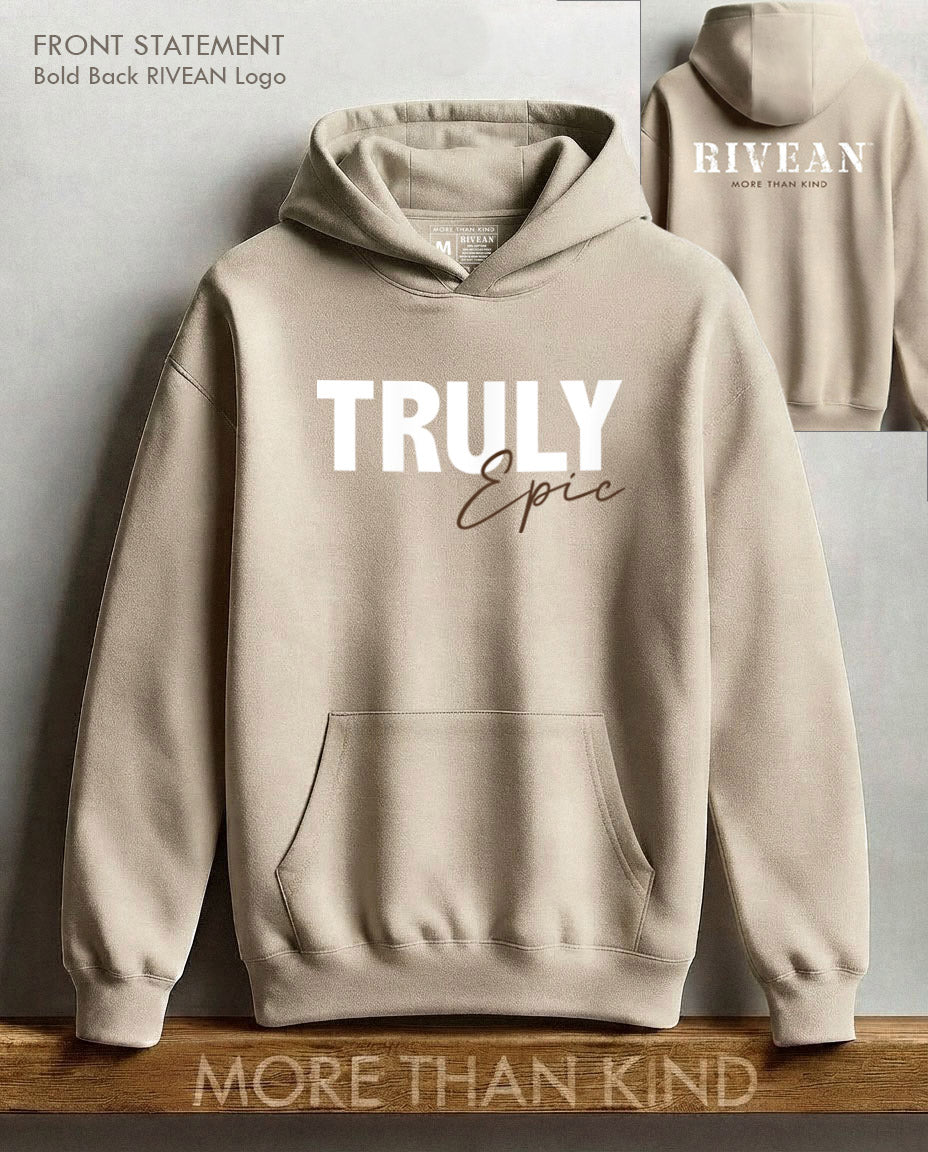 Unisex Natural Stone Hoodie "Truly Epic"
