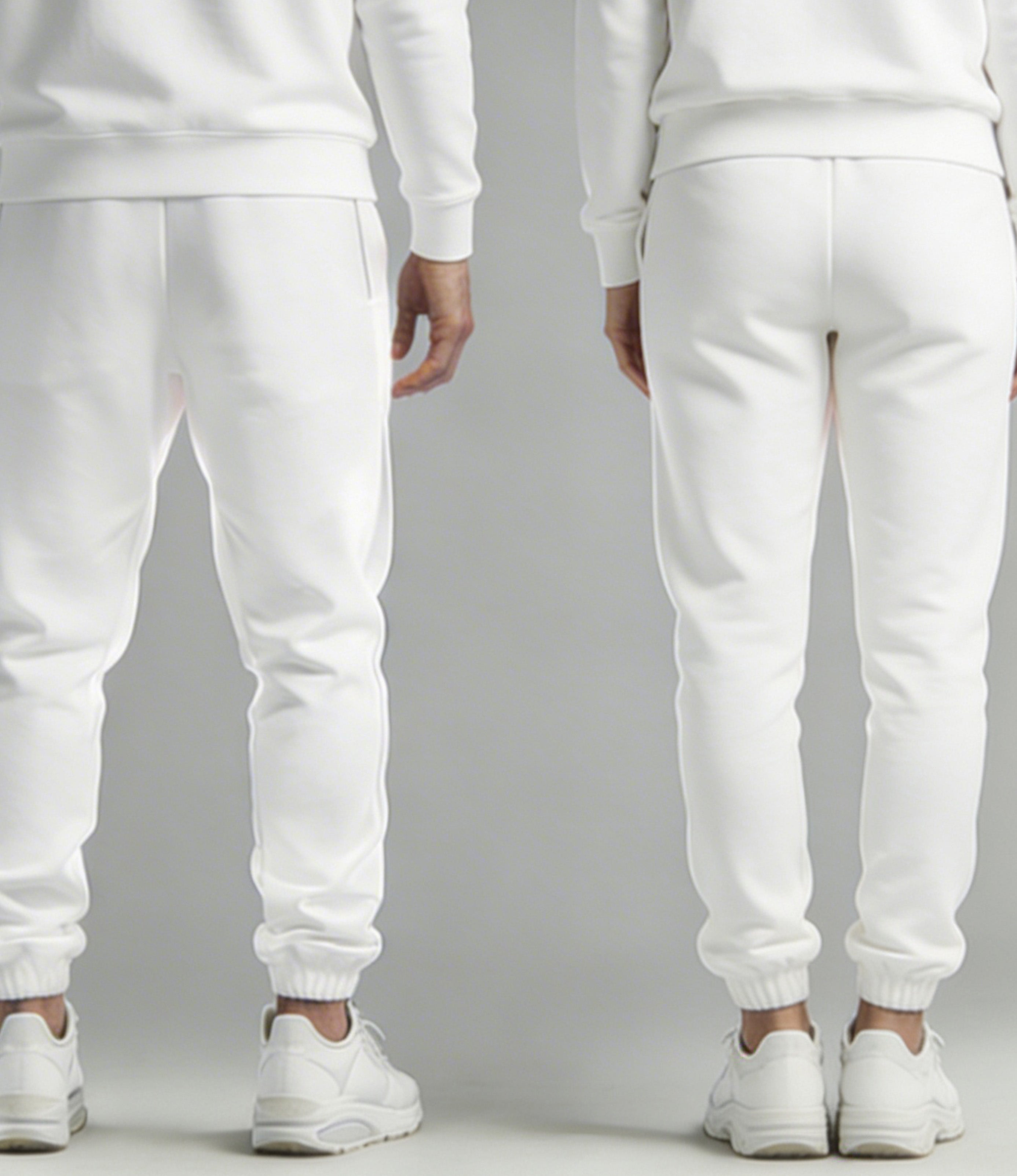 White Joggers "RIVEAN More Than Kind"